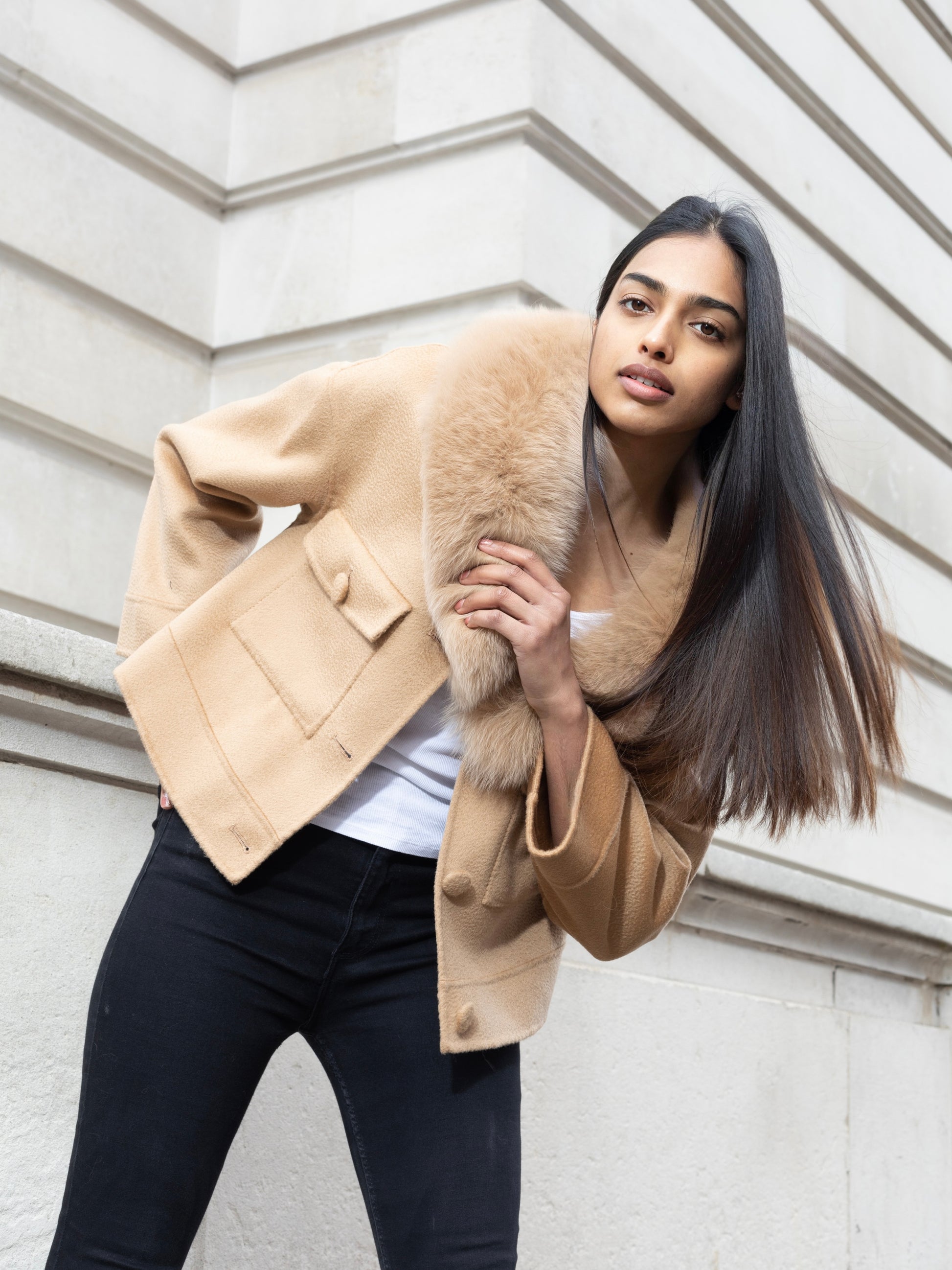 Light Gray London Cashmere Jacket Camel london-cashmere-jacket-camel Coat XS-S,S-M,L-XL L.Cuppini
