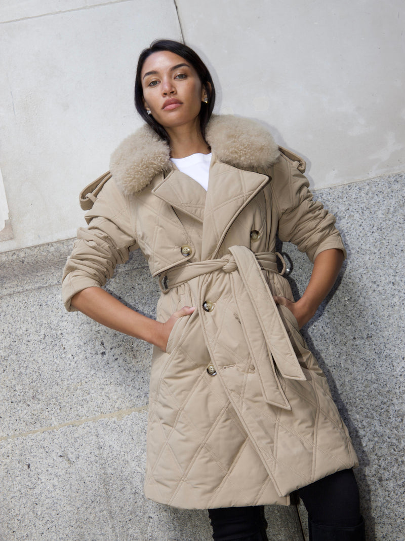 Gray The Victoria Trench Coat the-victoria-trench-coat Coat S,M,L L.Cuppini