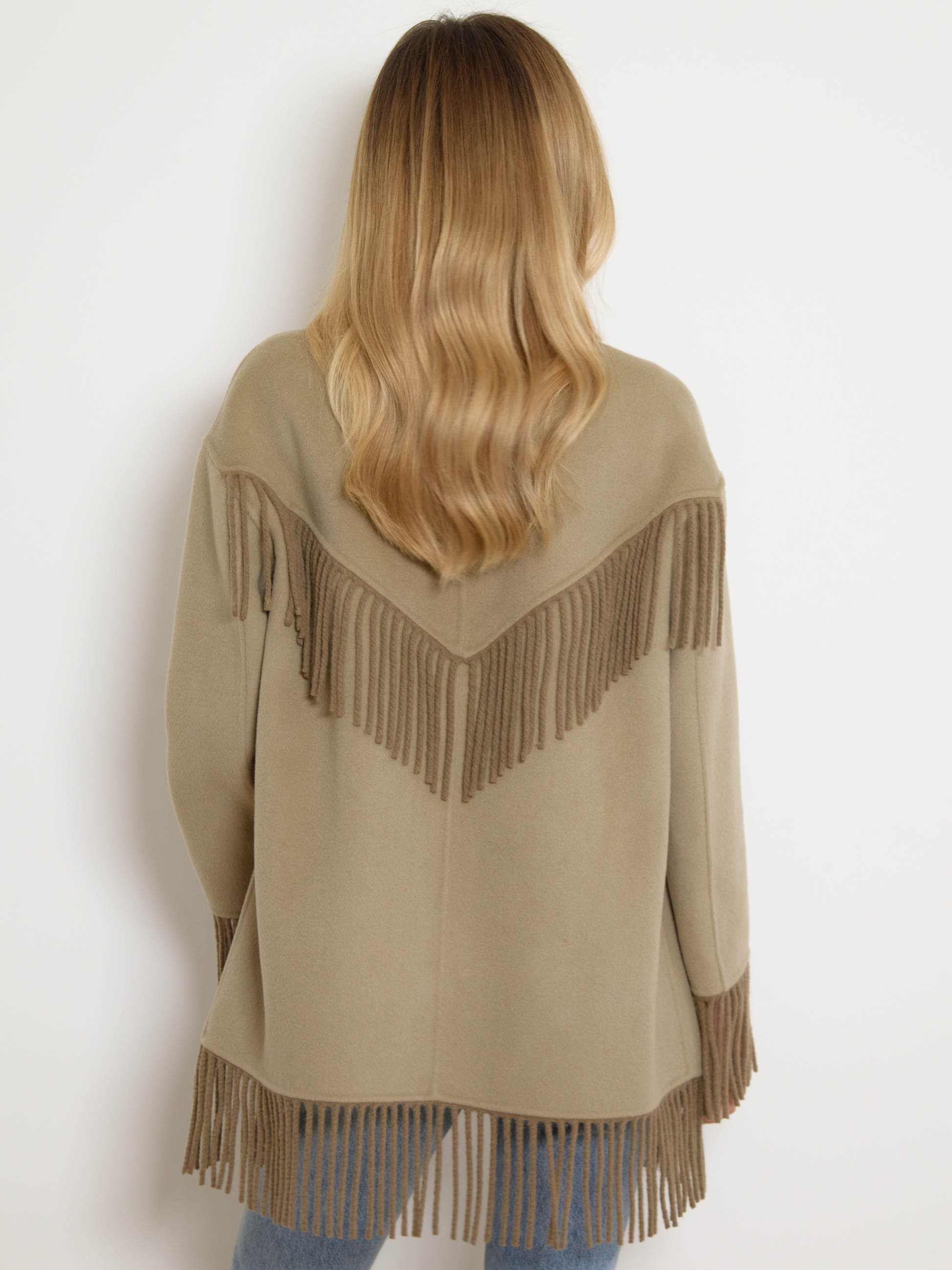 The Beth Fringe Coat