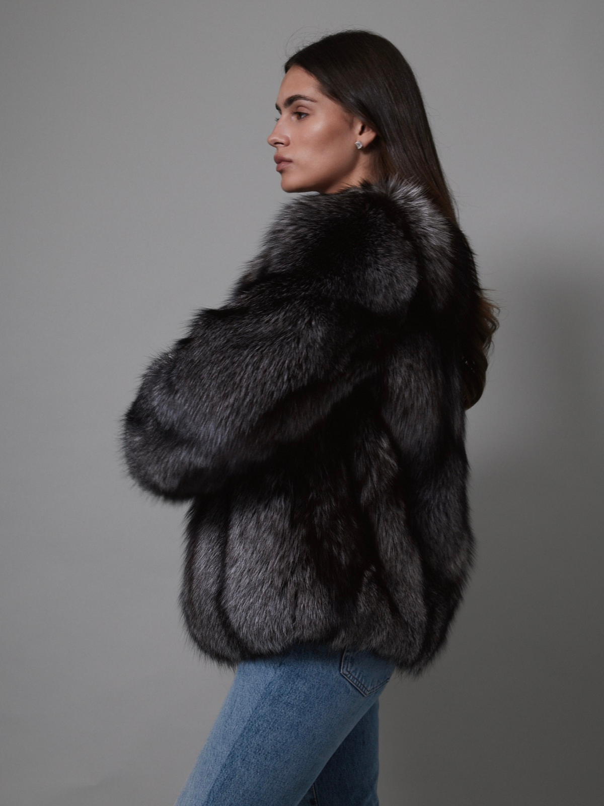 Anouska Coat Silver