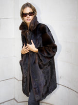 Dark Slate Gray The Samantha Coat Brown the-samantha-coat Coat XS,S,M,L,XL L.Cuppini