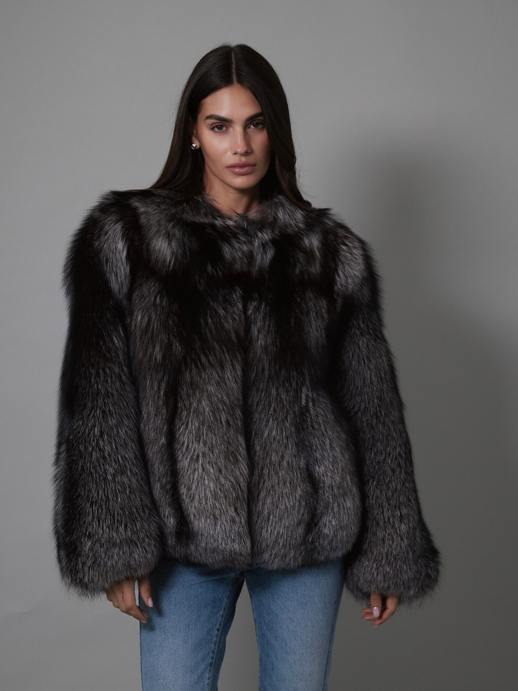 Anouska Coat Silver