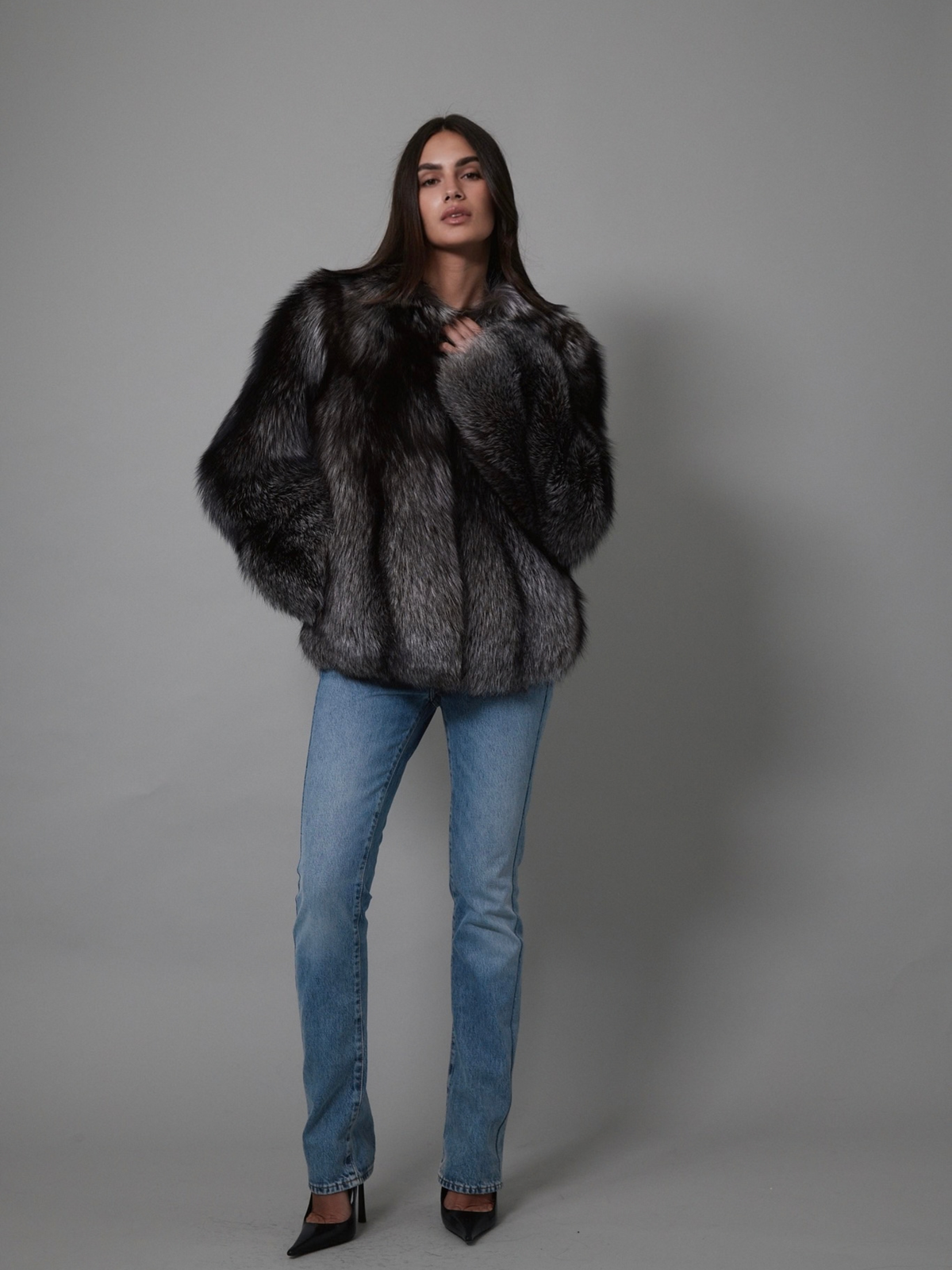 Anouska Coat Silver