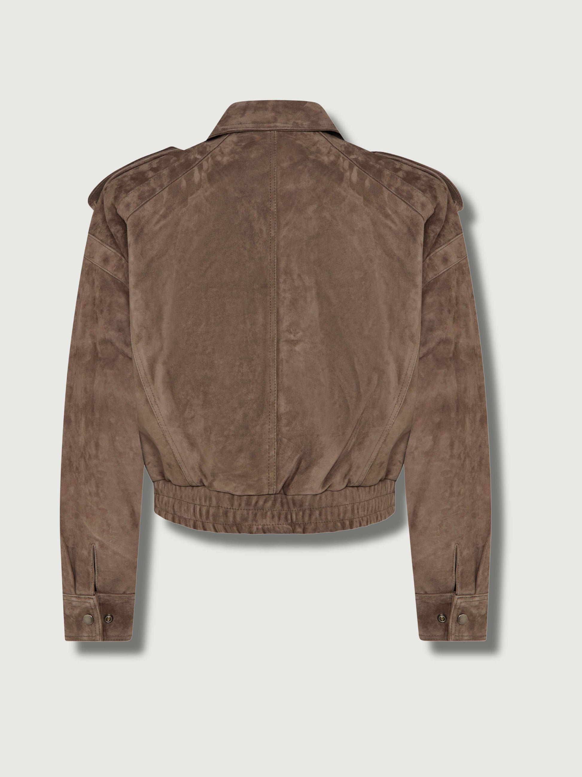 Dark Olive Green The Rosie Suede Biker Jacket the-rosie-suede-biker-jacket S,M,L L.Cuppini