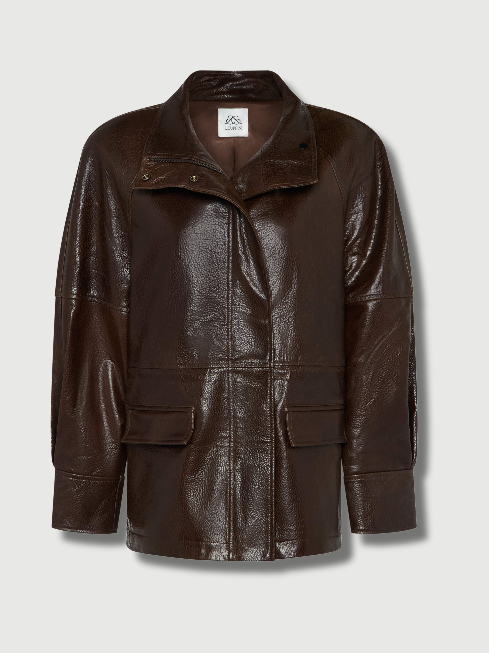 Black The Hailey Leather Jacket Brown the-hailey-leather-jacket-brown S,M,L L.Cuppini