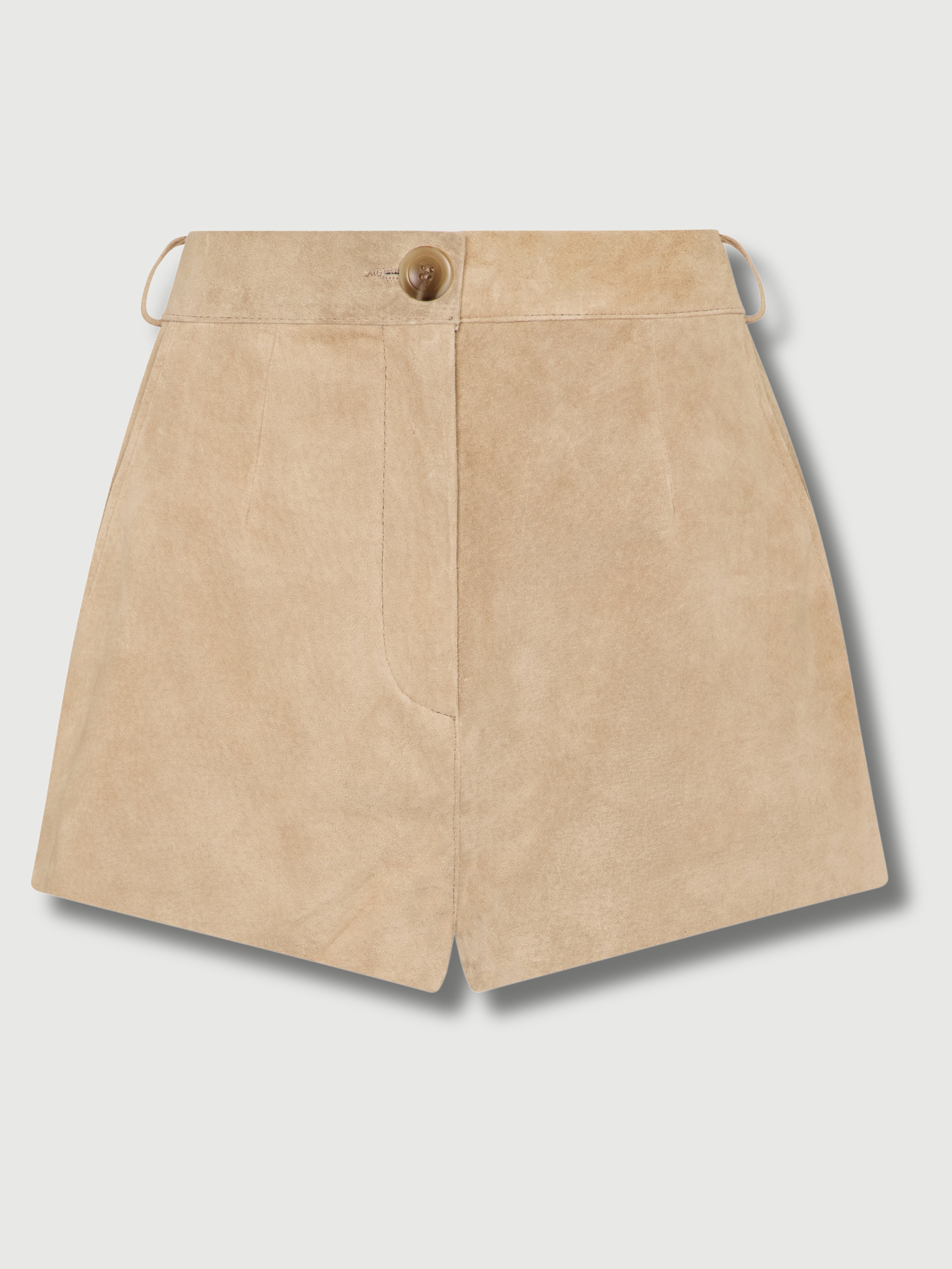 パンツ simple project suede shorts Suede Shorts Light Beige – L.Cuppini