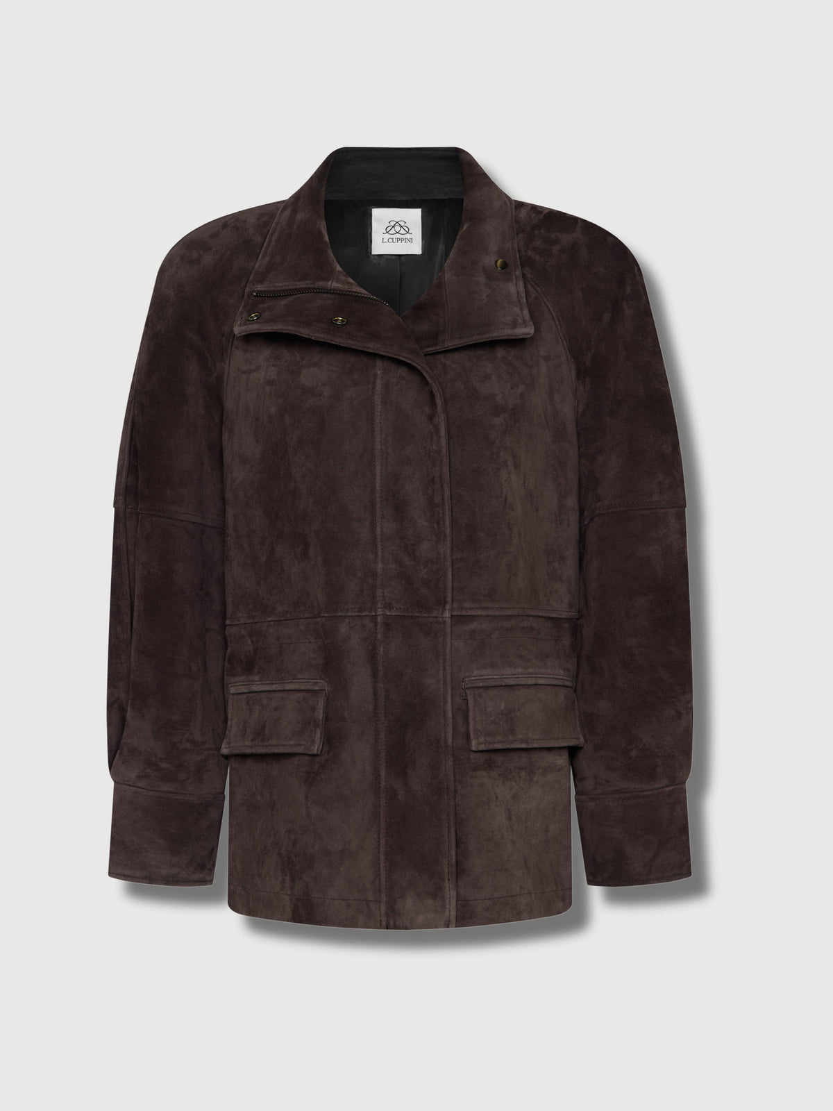 Beige The Hailey Suede Jacket Brown the-hailey-suede-jacket-brown S,M,L L.Cuppini