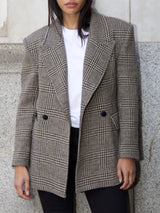 Dark Gray Linda Wool Blazer Brown linda-wool-blazer-brown Coat S,M,L L.Cuppini