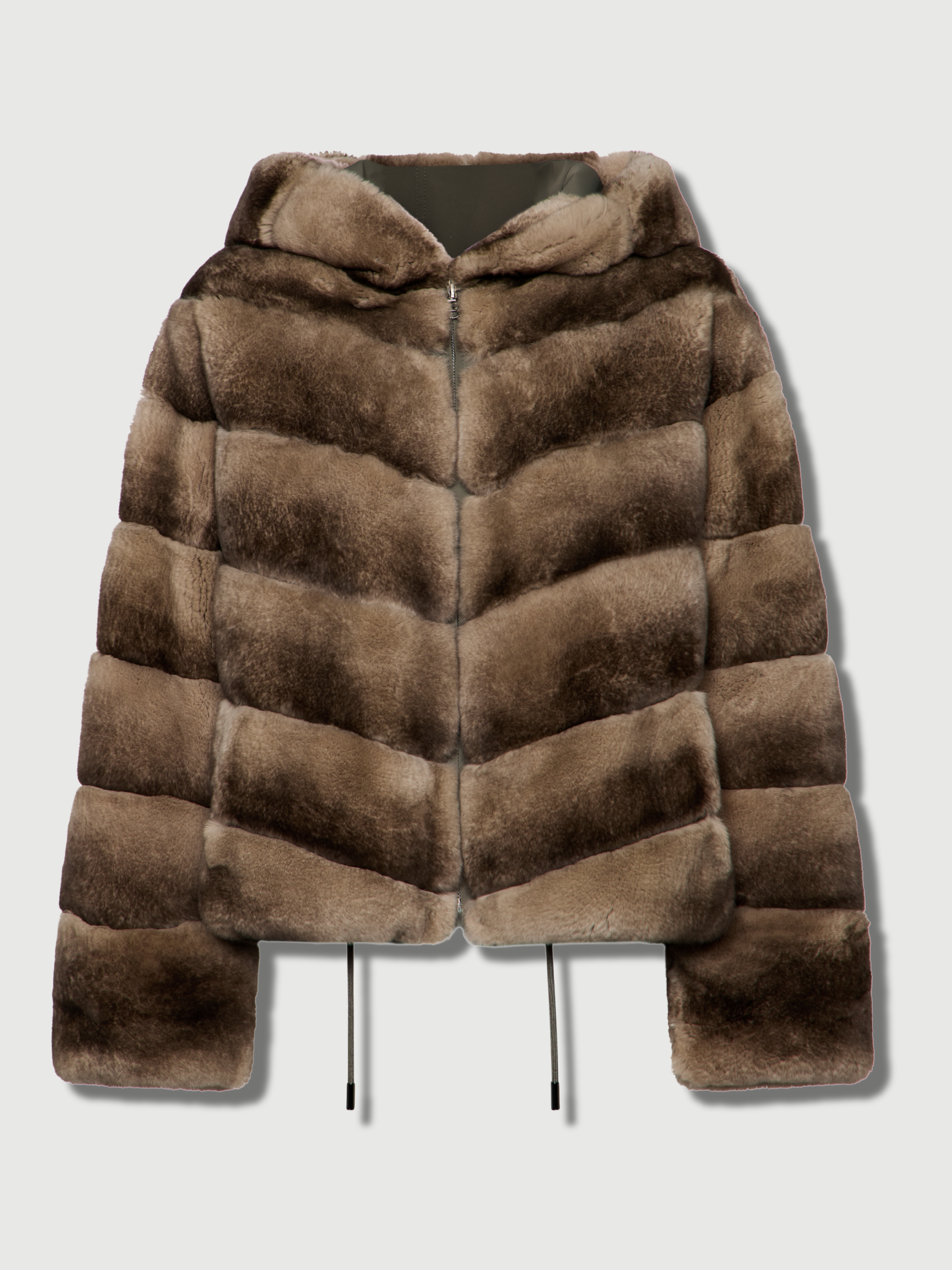 Dark Olive Green The Lottie Hooded Parka the-lottie-hooded-parka Coat S,M,L L.Cuppini