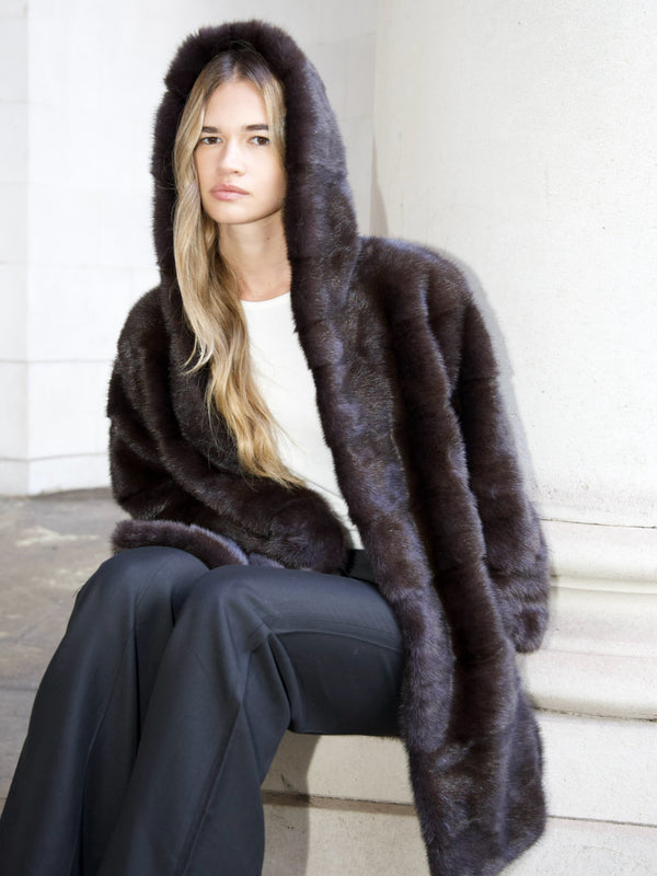 Full mink coat best sale