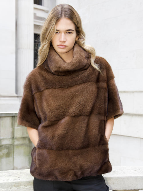 Dark Slate Gray Aviva Pullover Chocolate Chocolate Brown sasha-pullover-mink-copy Pullover XS,S,M,L L.Cuppini