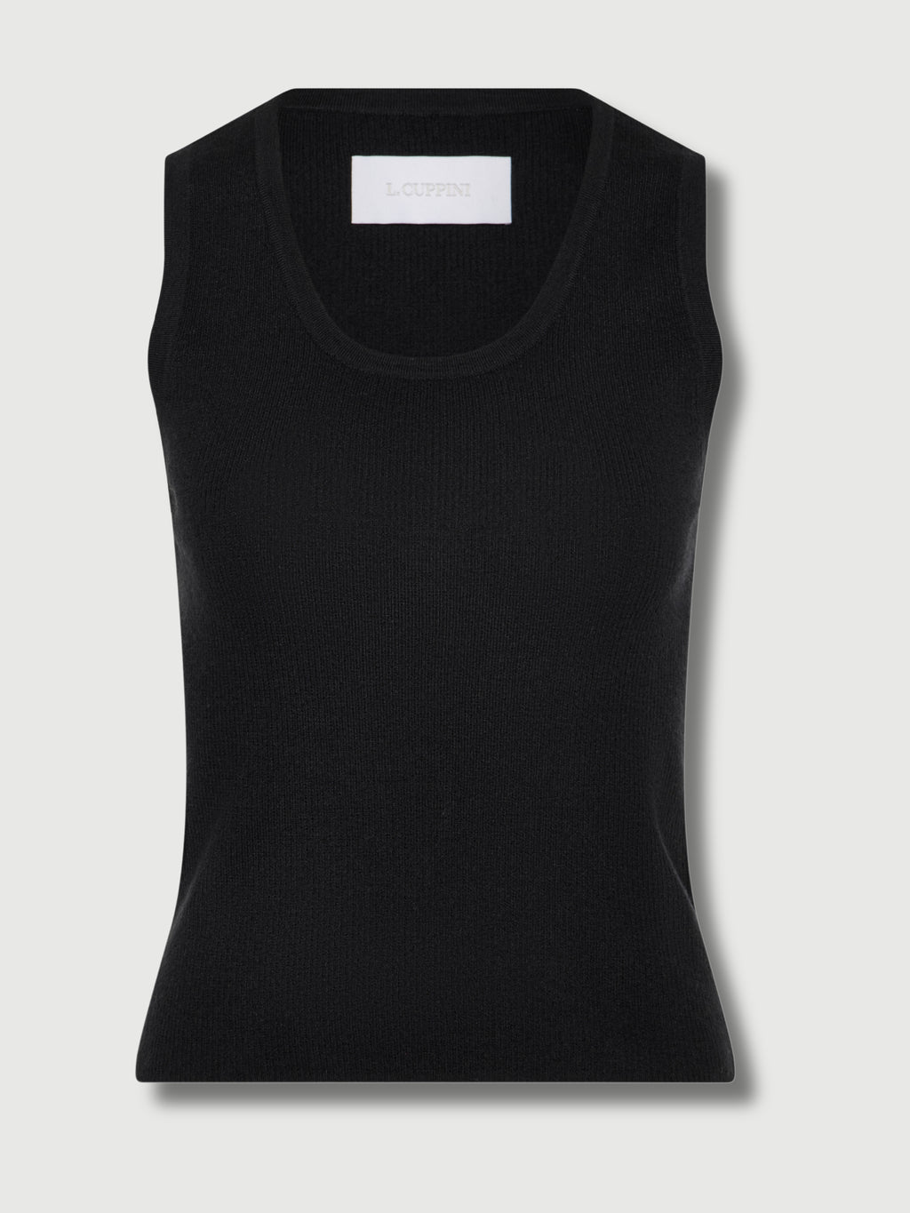 Beige Tanja Cashmere Tank Top Black tanja-cashmere-top-black XS-S,M-L L.Cuppini