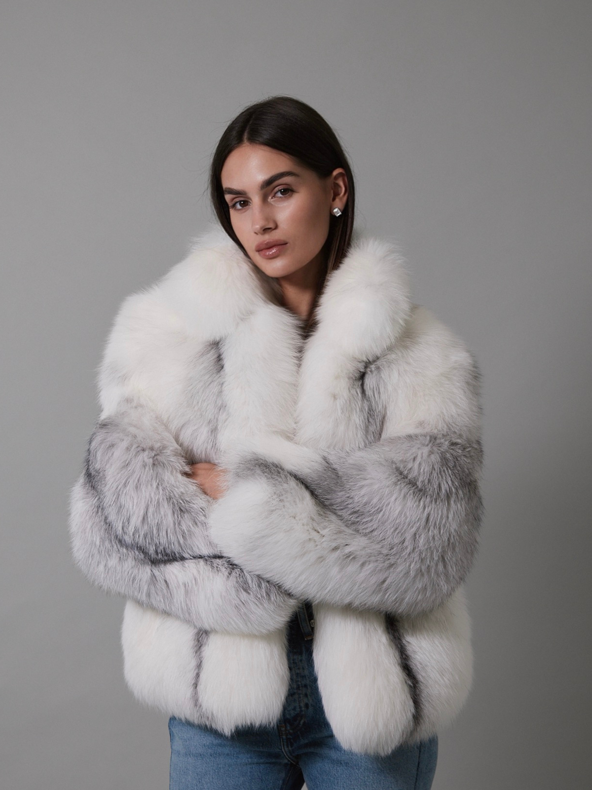 Anja Coat Marble