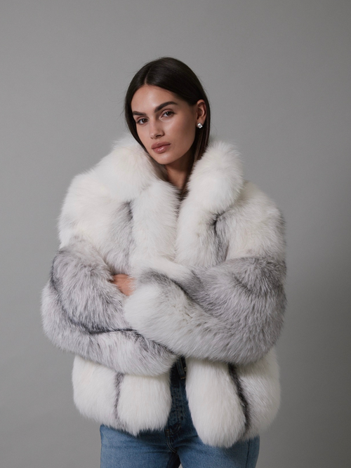 Anja Coat Marble