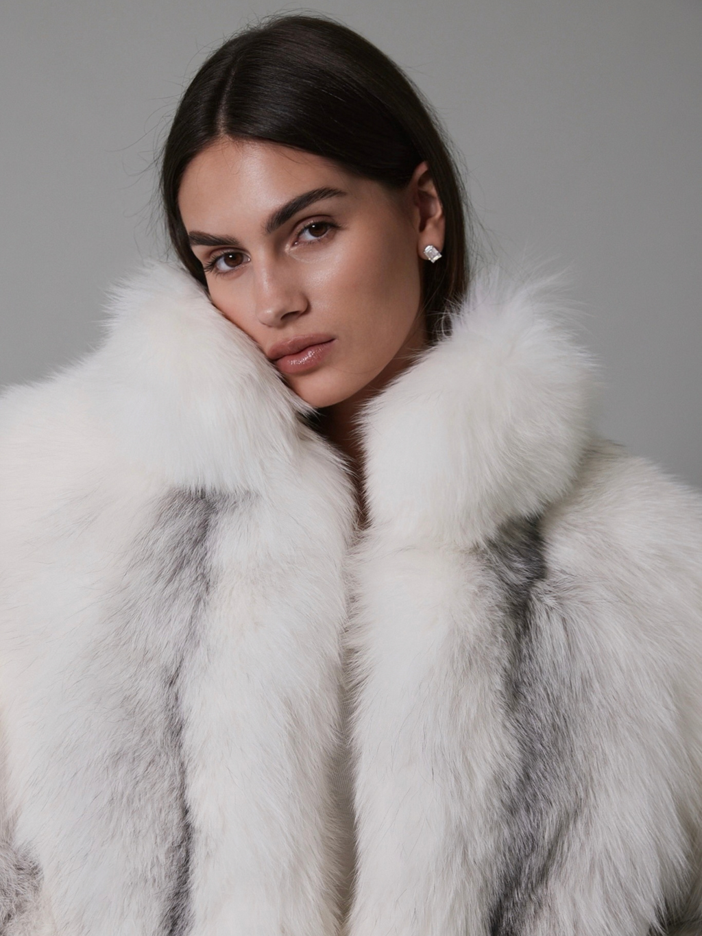 Anja Coat Marble