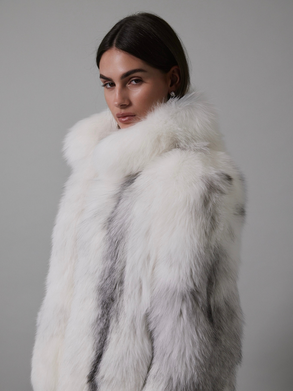 Anja Coat Marble