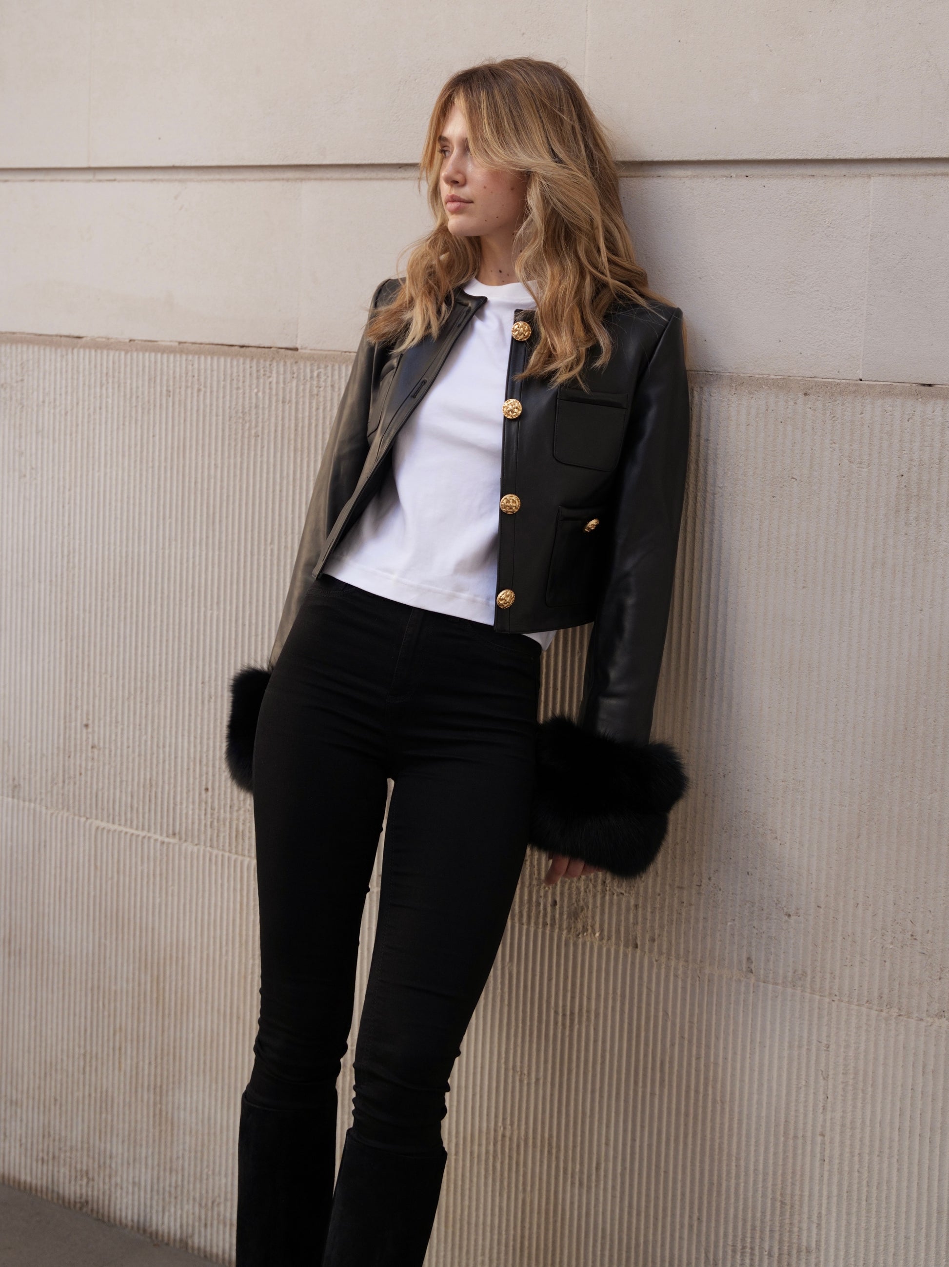 Rosy Brown Jackie Leather Jacket jackie-leather-jacket XS-S,M-L L.Cuppini
