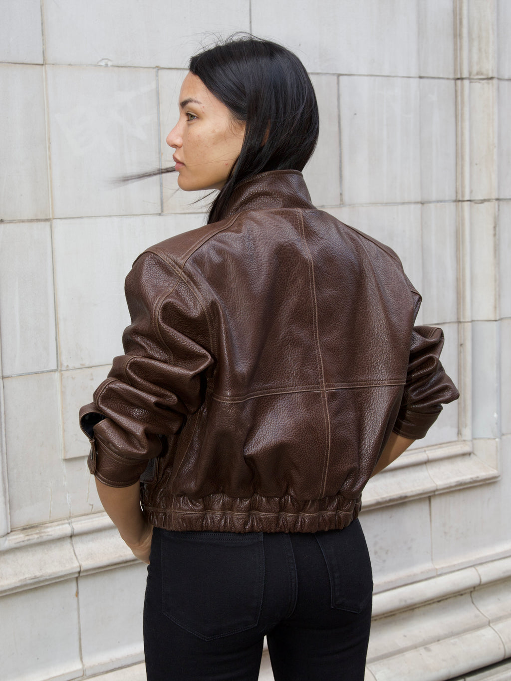 Black The Becky Jacket Brown becky-leather-jacket S,M,L L.Cuppini