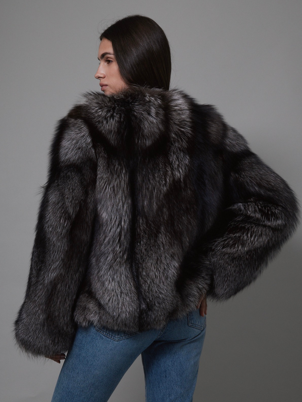 Anouska Coat Silver