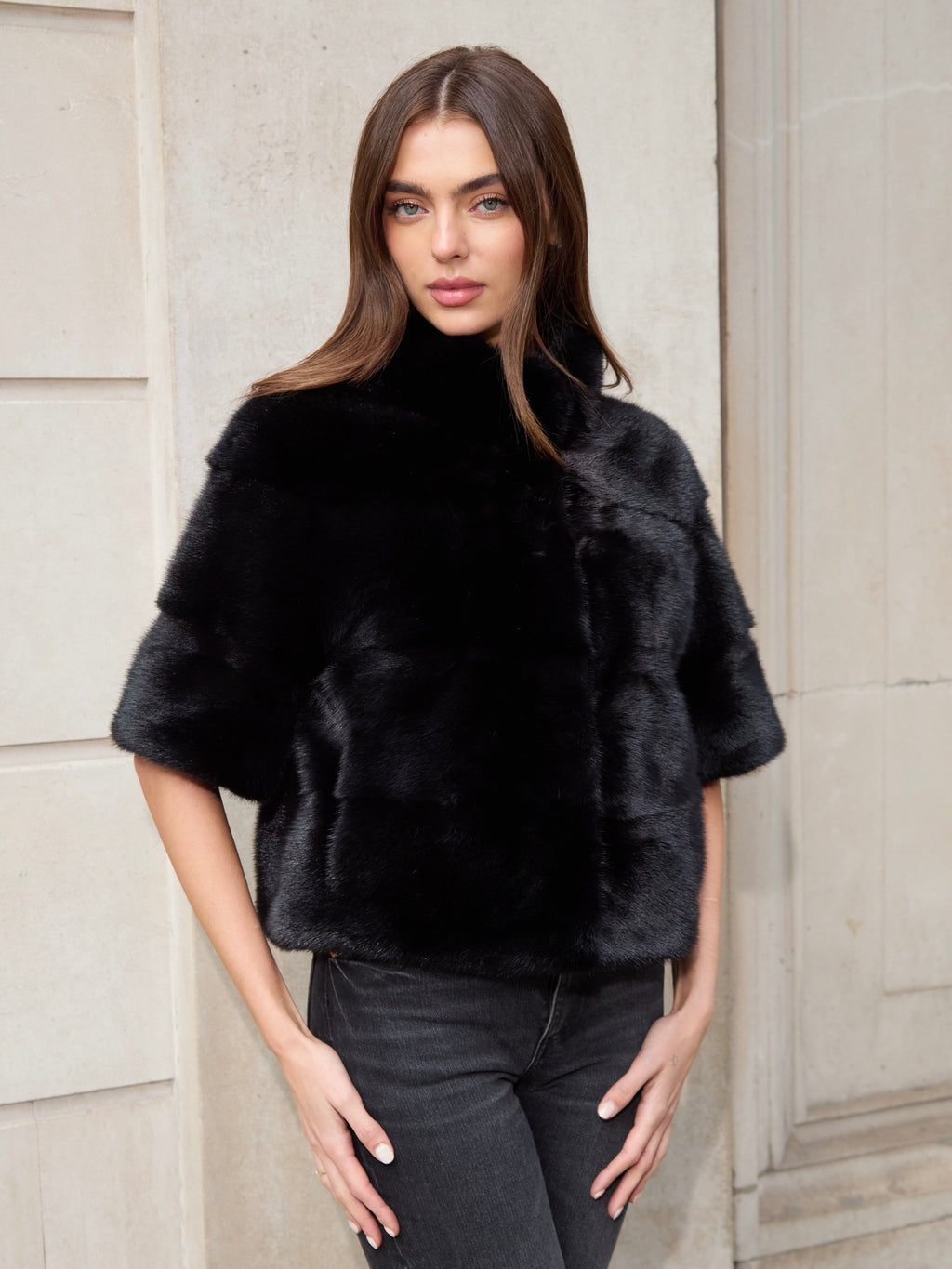 Black The Charlotte 6 in 1 Coat Black the-charlotte-6-in-1-coat-black Coat XS,S,M,L,XL L.Cuppini