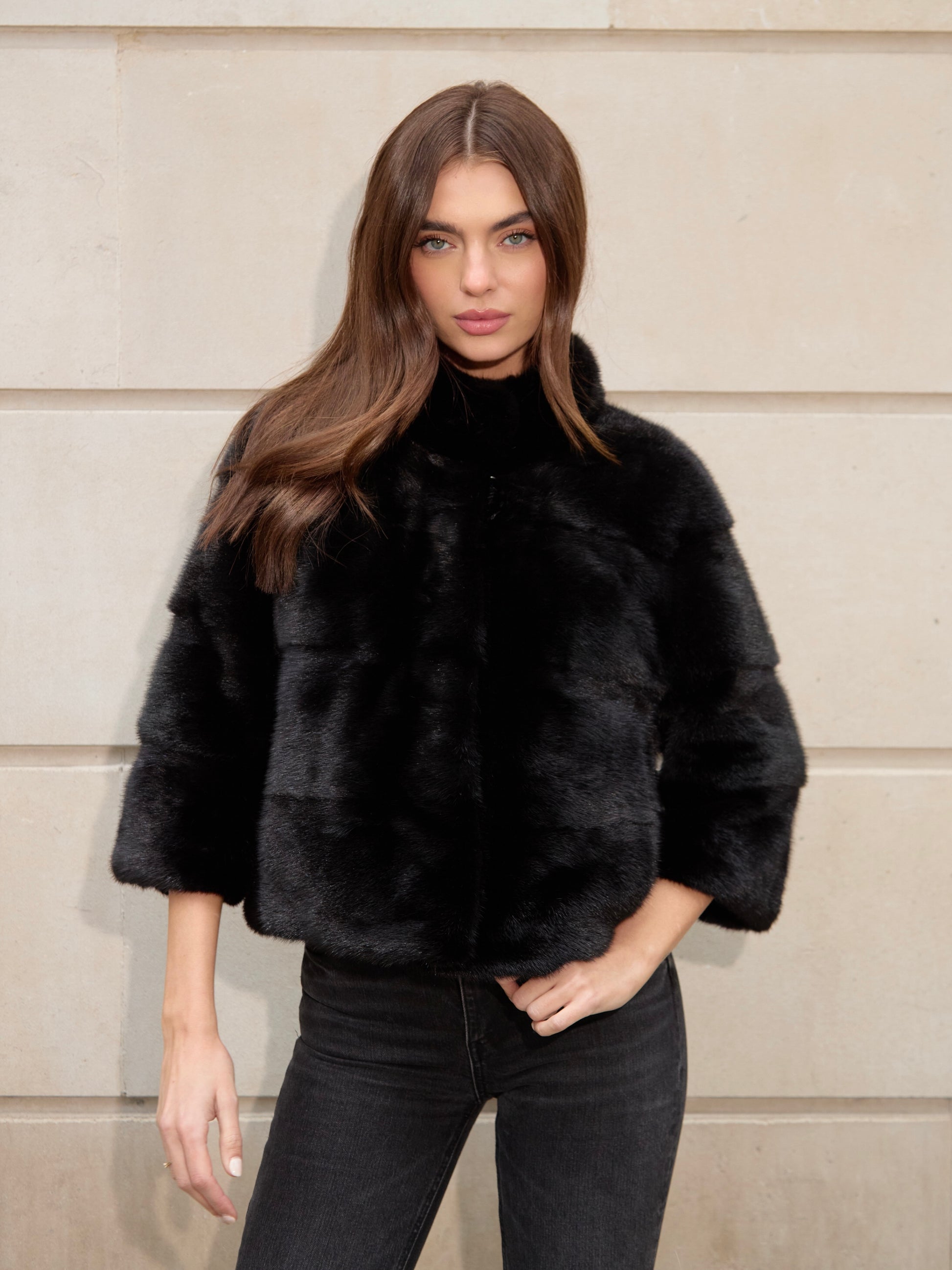 Black The Charlotte 6 in 1 Coat Black the-charlotte-6-in-1-coat-black Coat XS,S,M,L,XL L.Cuppini