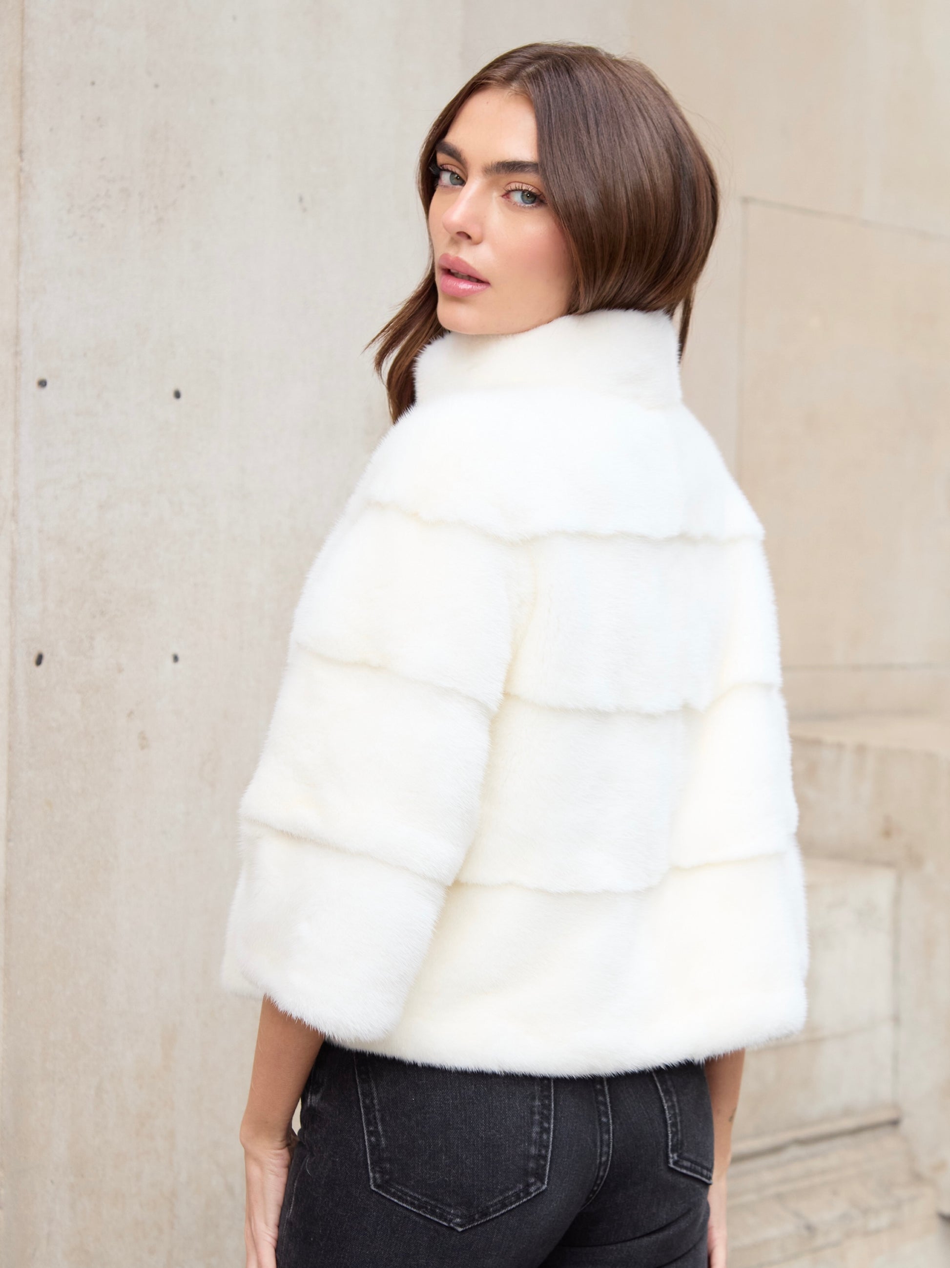 Light Gray The Charlotte 6 in 1 Coat White the-charlotte-6-in-1-coat-white Coat XS,S,M,L,XL L.Cuppini