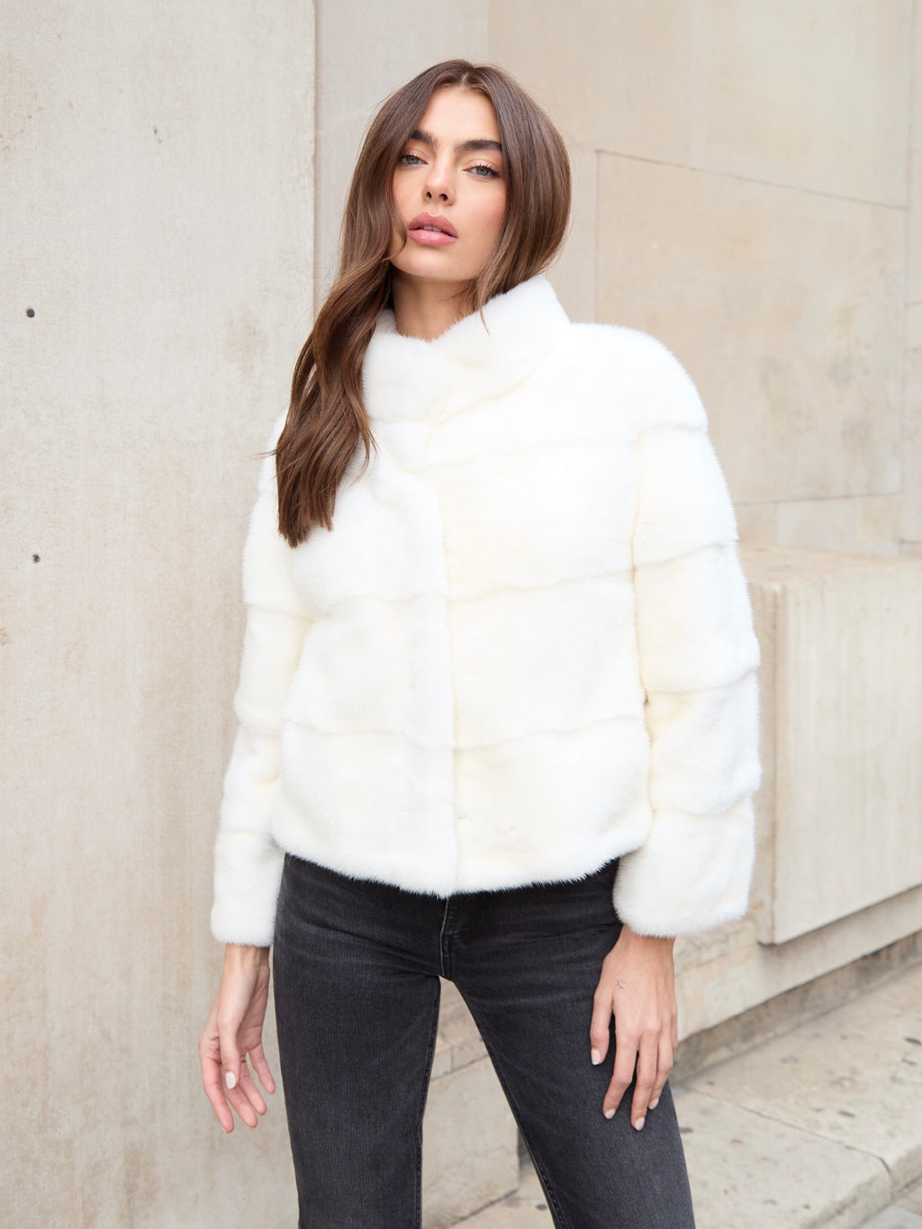 Light Gray The Charlotte 6 in 1 Coat White the-charlotte-6-in-1-coat-white Coat XS,S,M,L,XL L.Cuppini