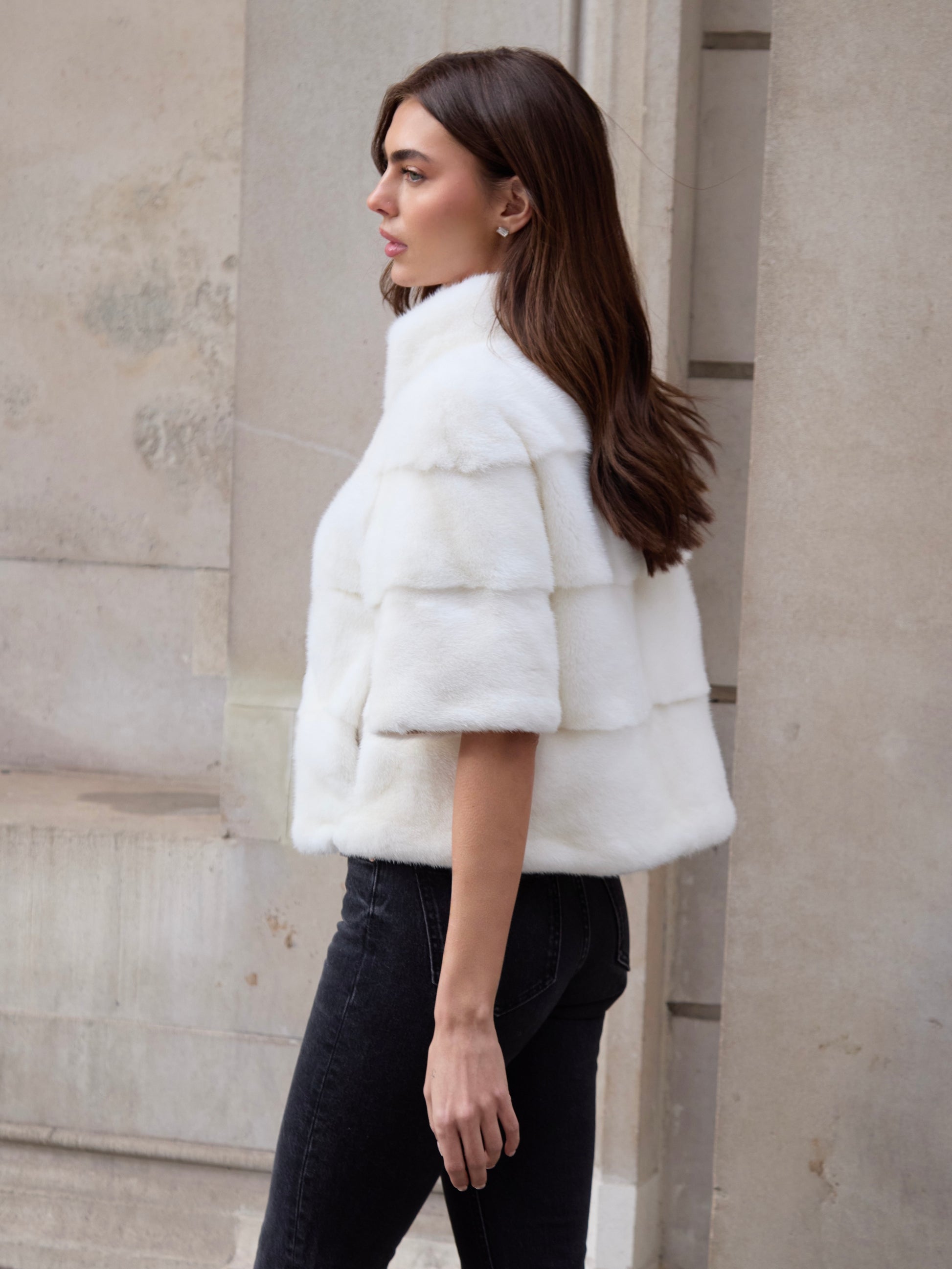 Dark Gray The Charlotte 6 in 1 Coat White the-charlotte-6-in-1-coat-white Coat XS,S,M,L,XL L.Cuppini