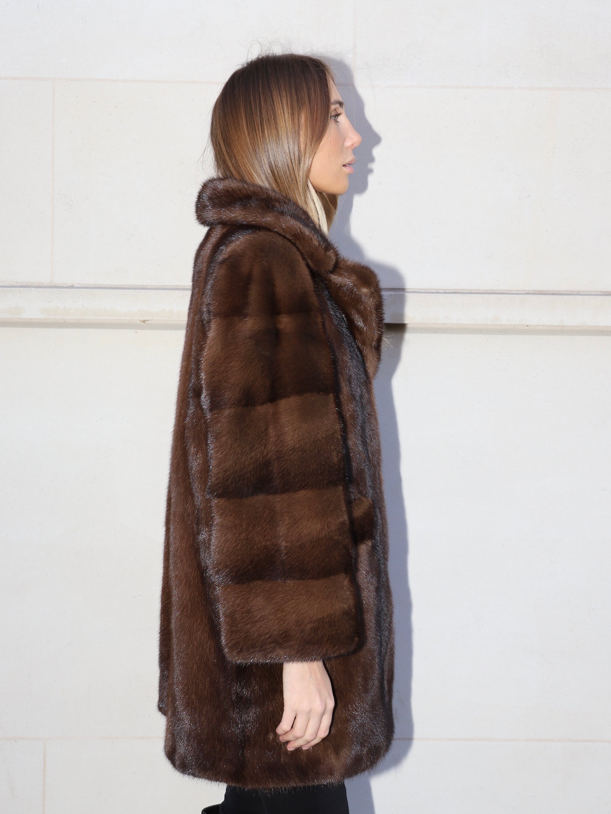 Dark Slate Gray The Samantha Coat Chocolate Brown the-samantha-coat-brown-copy Coat XS,S,M,L,XL L.Cuppini