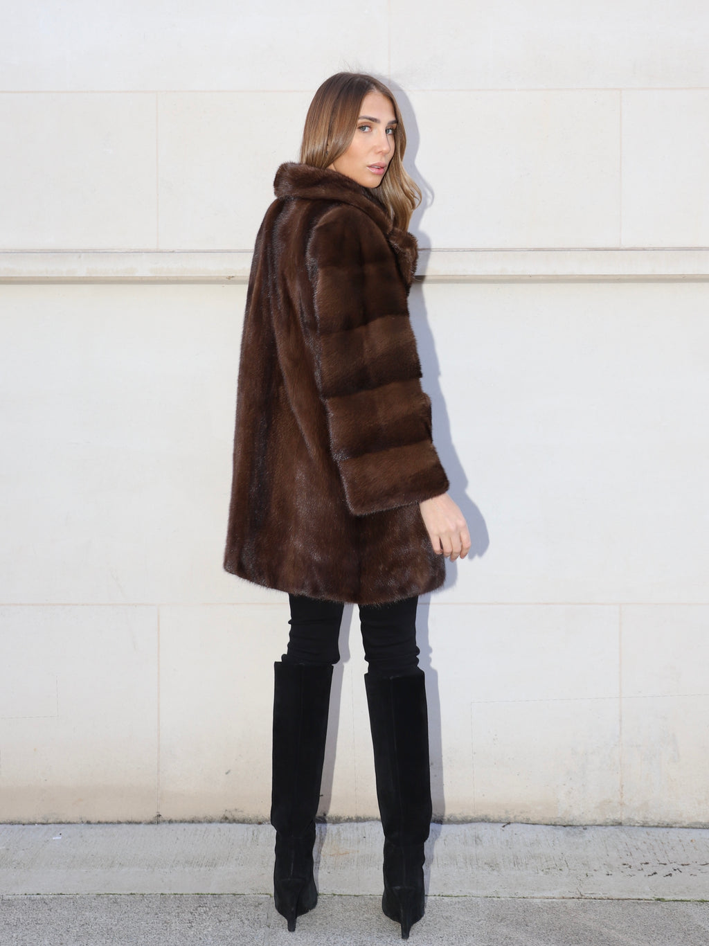 Light Gray The Samantha Coat Chocolate Brown the-samantha-coat-brown-copy Coat XS,S,M,L,XL L.Cuppini