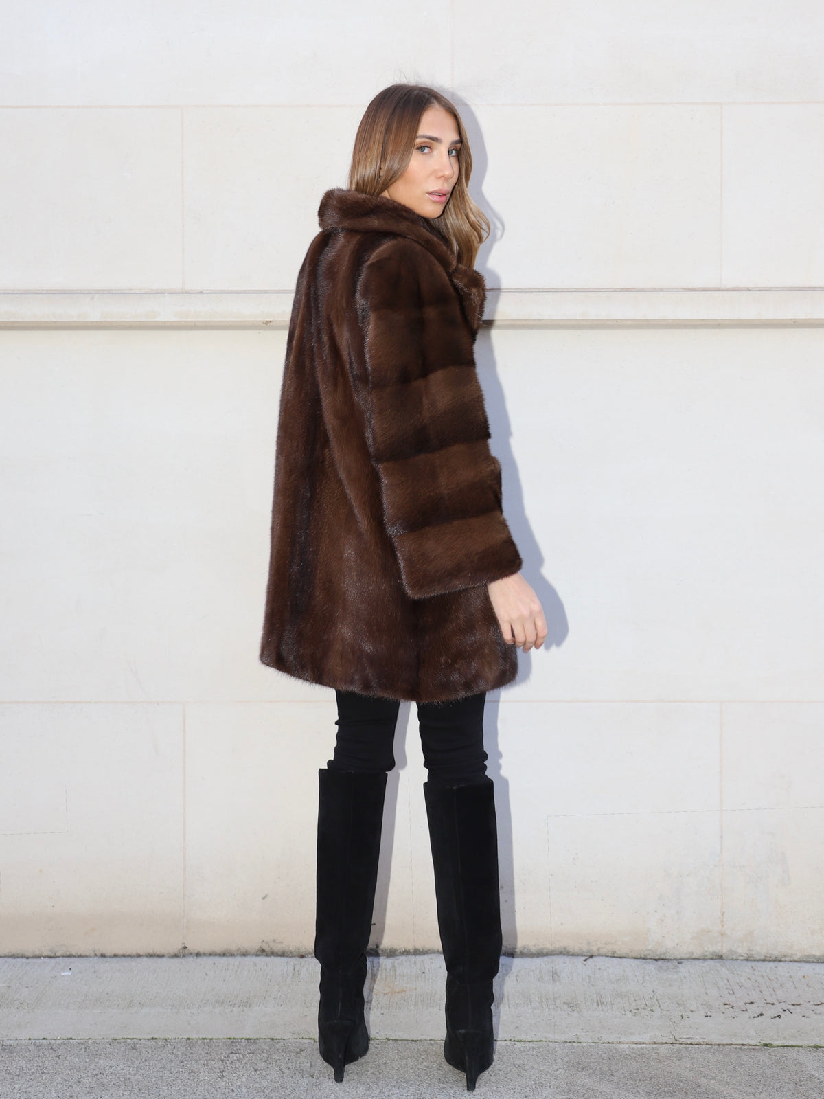 Light Gray The Samantha Coat Chocolate Brown the-samantha-coat-brown-copy Coat XS,S,M,L,XL L.Cuppini