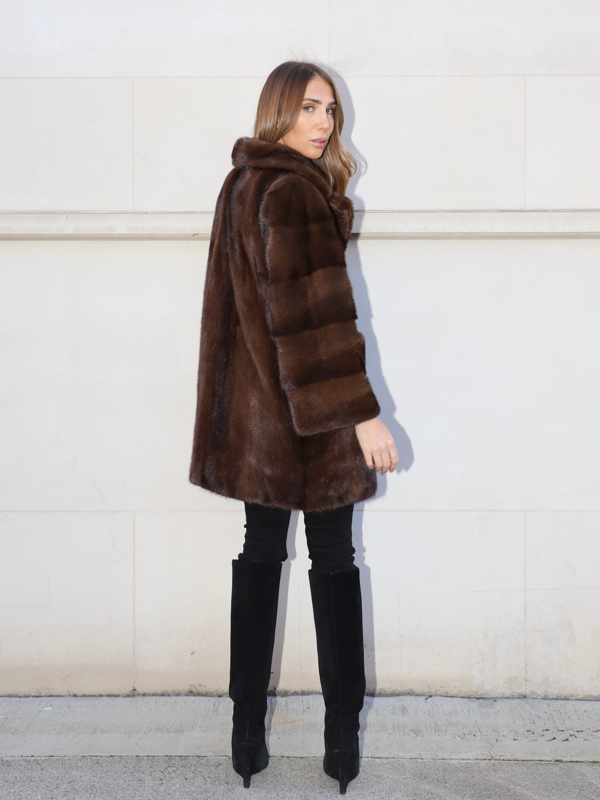 Light Gray The Samantha Coat Chocolate Brown the-samantha-coat-brown-copy Coat XS,S,M,L,XL L.Cuppini