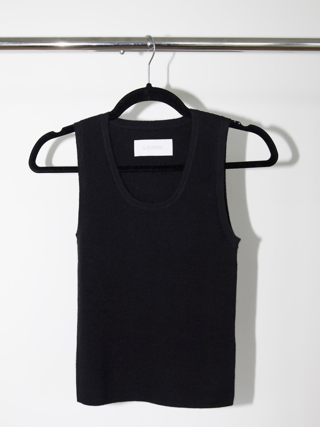 Lavender Tanja Cashmere Tank Top Black tanja-cashmere-top-black XS-S,M-L L.Cuppini