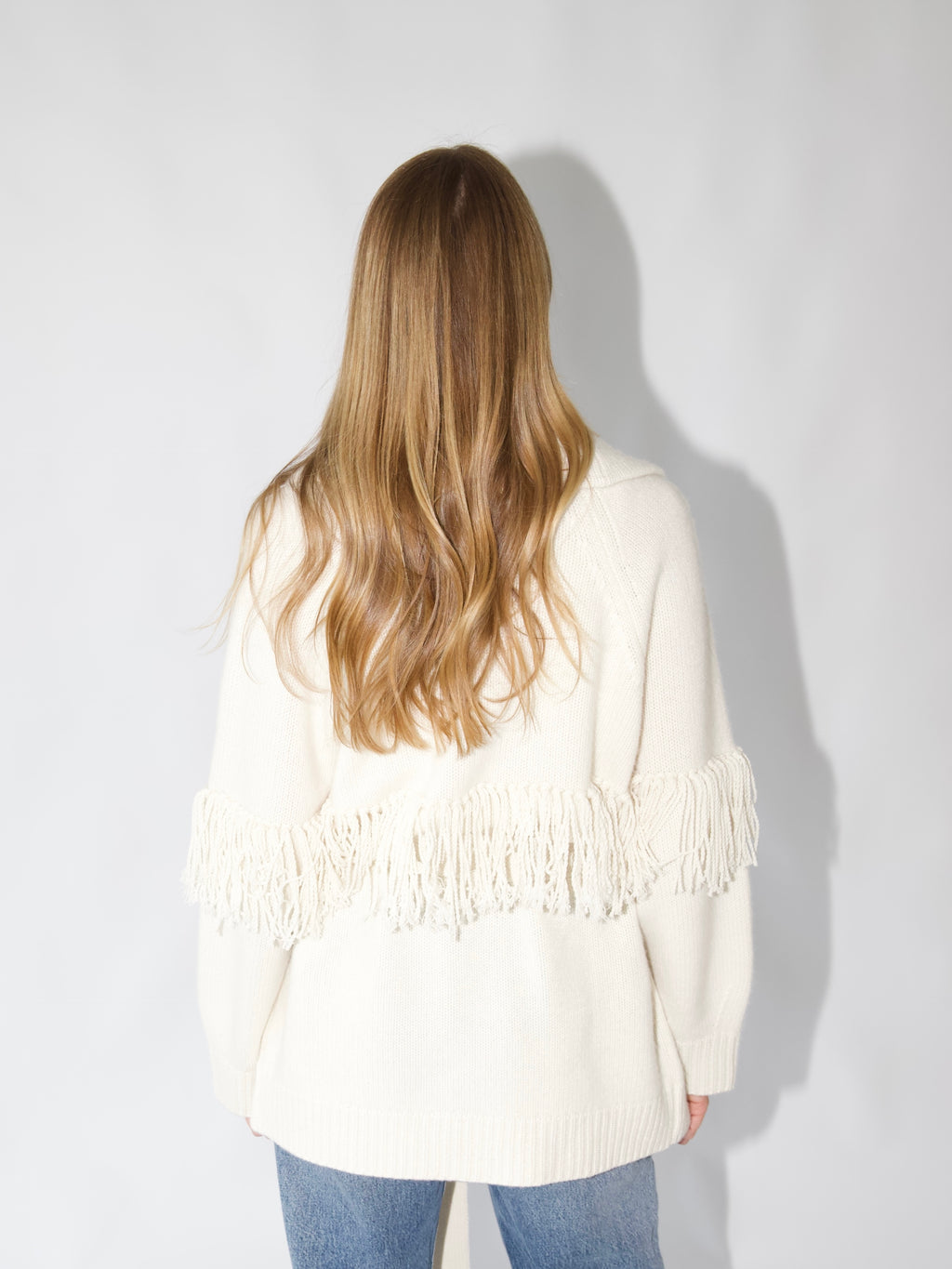 Light Gray Carol Cashmere Sweater White carol-cashmere-sweater Top XS-S ships 06.09.25,M-L ships 15.09.25 L.Cuppini