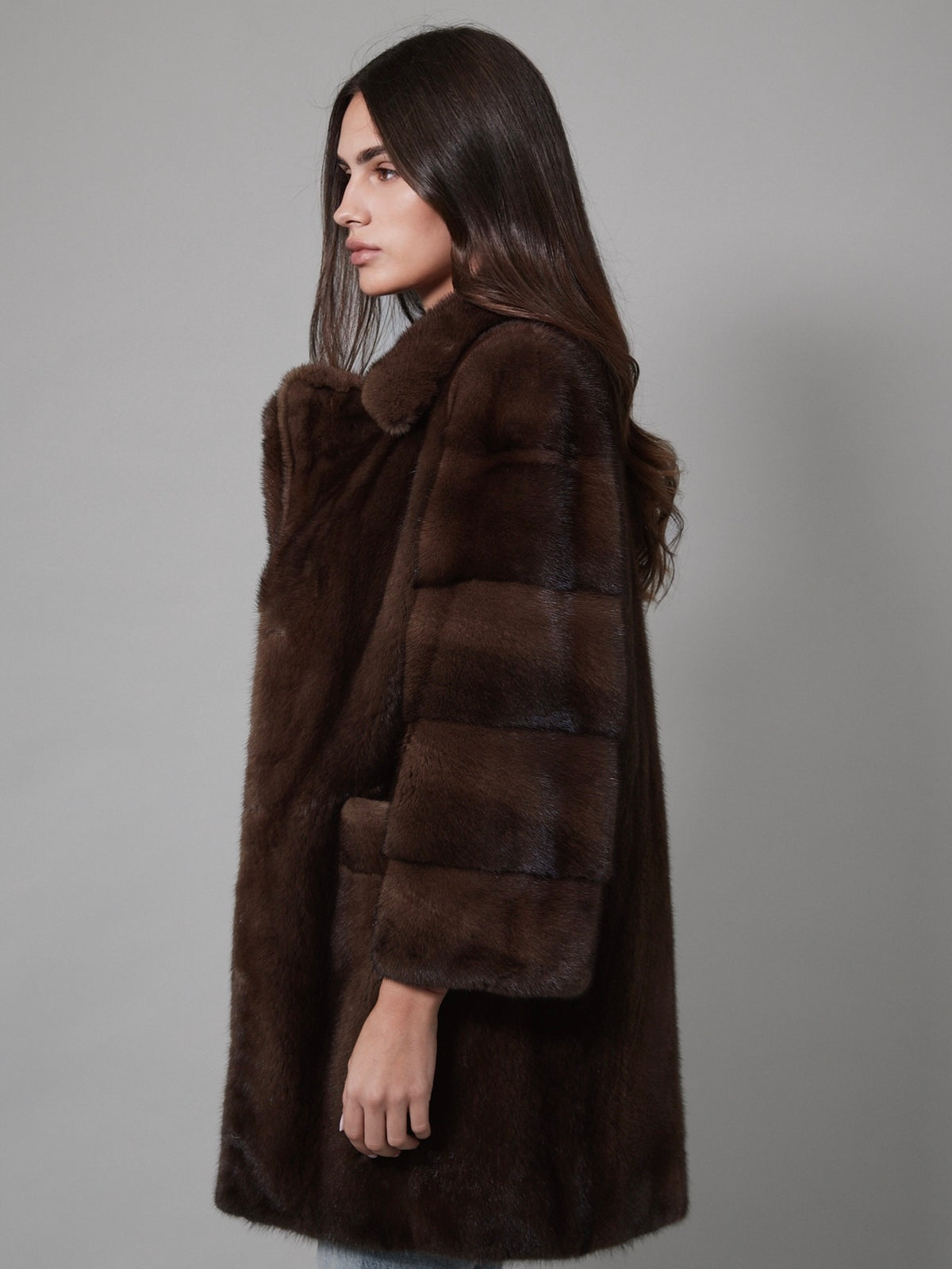 The Samantha Coat Chocolate Brown