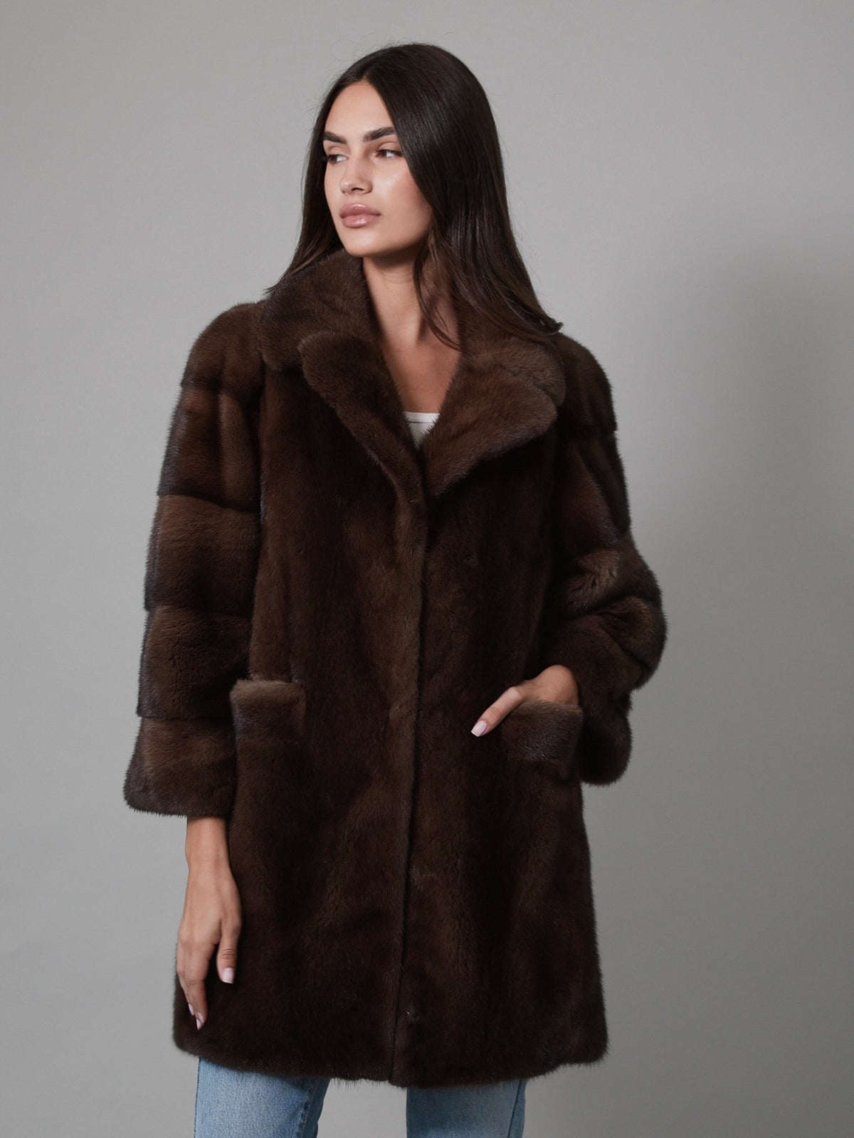 The Samantha Coat Chocolate Brown