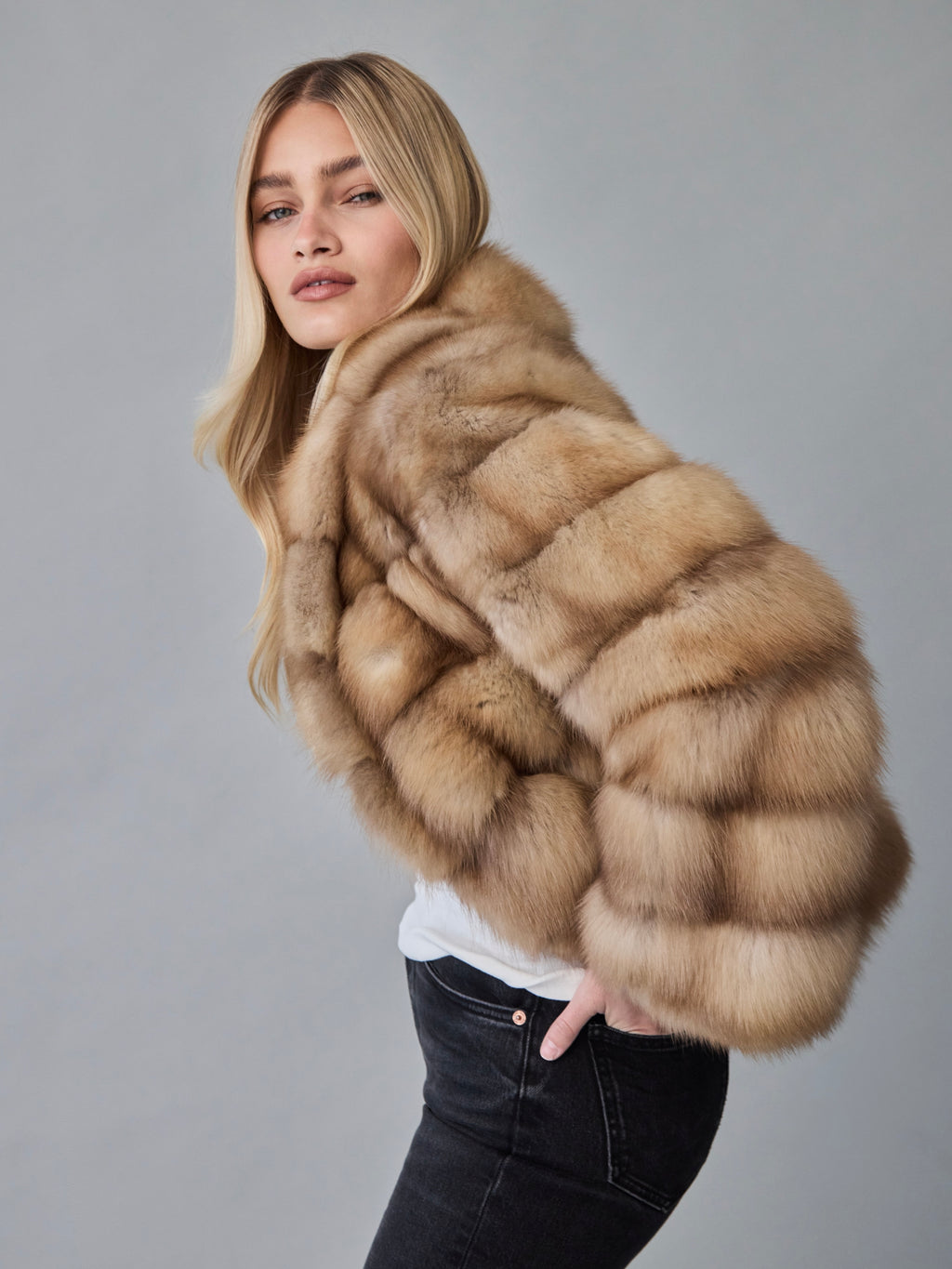 Sable Coat Light Brown