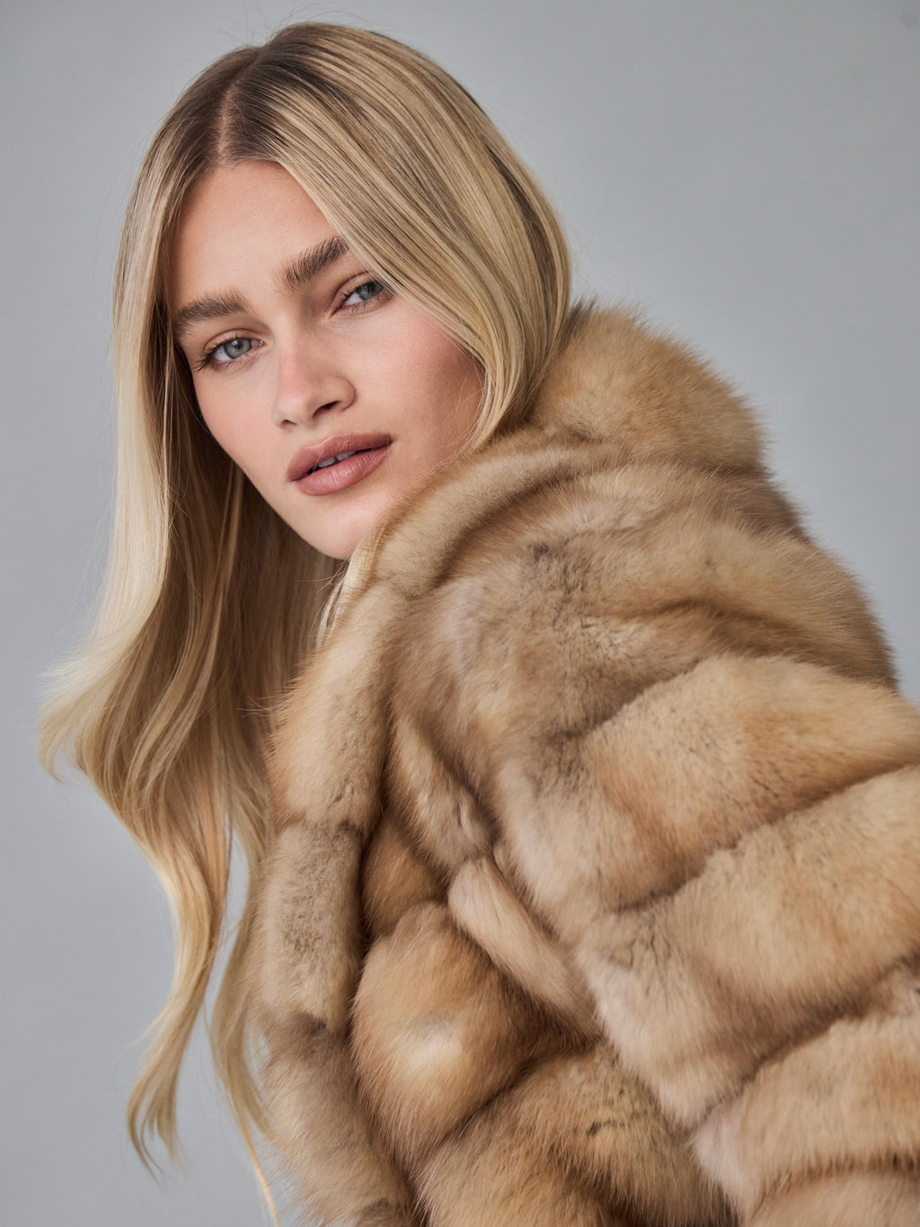 Sable Coat Light Brown