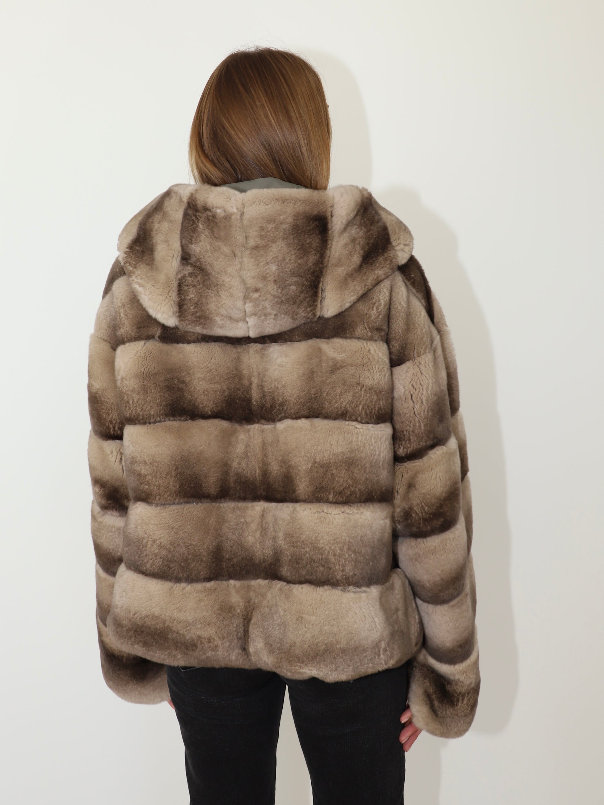 Light Gray The Lottie Hooded Parka the-lottie-hooded-parka Coat S,M,L L.Cuppini