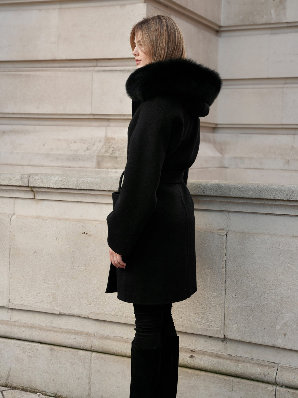 Dark Gray The Paris Coat Black the-paris-coat-black Coat S,M,L L.Cuppini