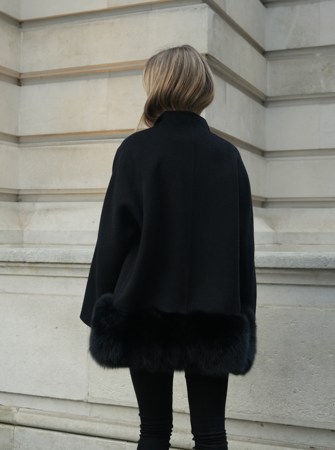 Dark Gray Daisy Cashmere Jacket Black daisy-jacket Coat XS-S,M-L L.Cuppini