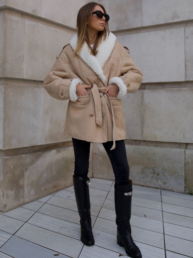 Stockholm Shearling Coat L.Cuppini