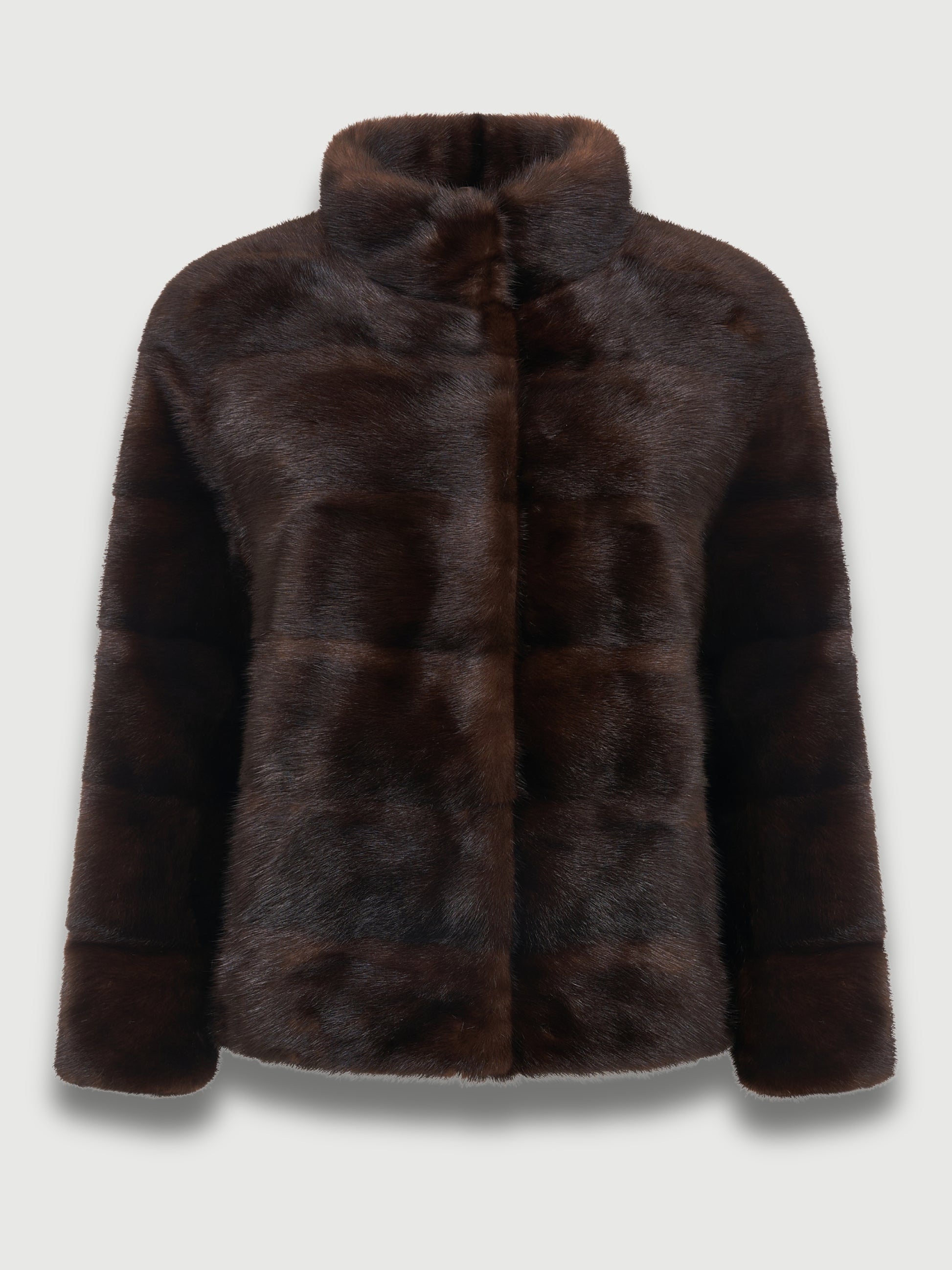Black The Alexandra Jacket Brown the-alexandra-mink Coat XS,S,M,L,XL L.Cuppini