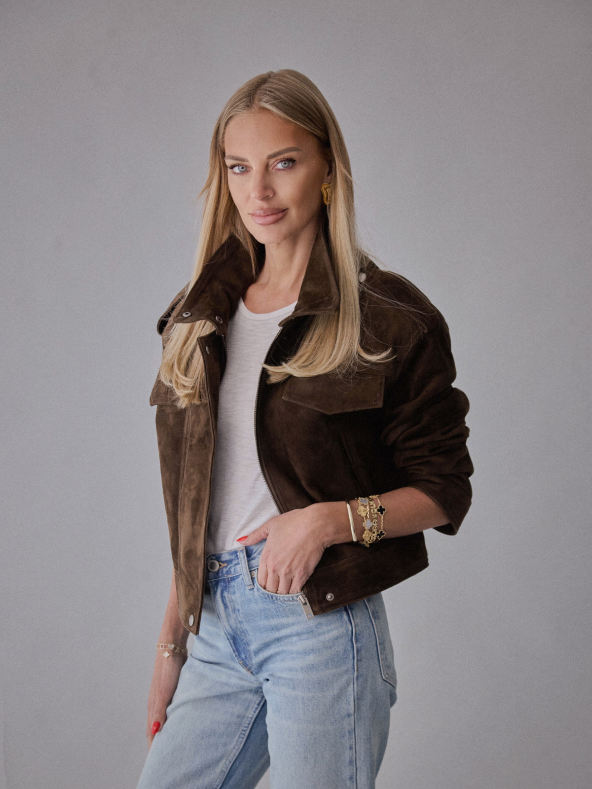 The Laura Suede Jacket