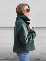 Dark Slate Gray London Cashmere Jacket Green london-cashmere-jacket-green Coat XS-S / Emerald Green,S-M / Emerald Green,L-XL / Emerald Green L.Cuppini