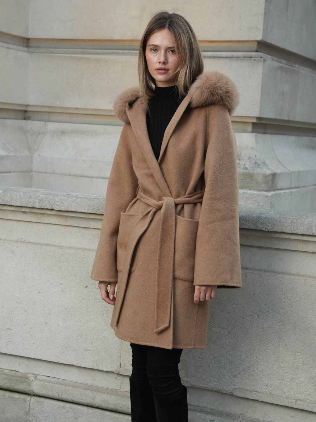 Rosy Brown The Paris Coat Camel the-paris-coat-camel Coat S,M,L L.Cuppini