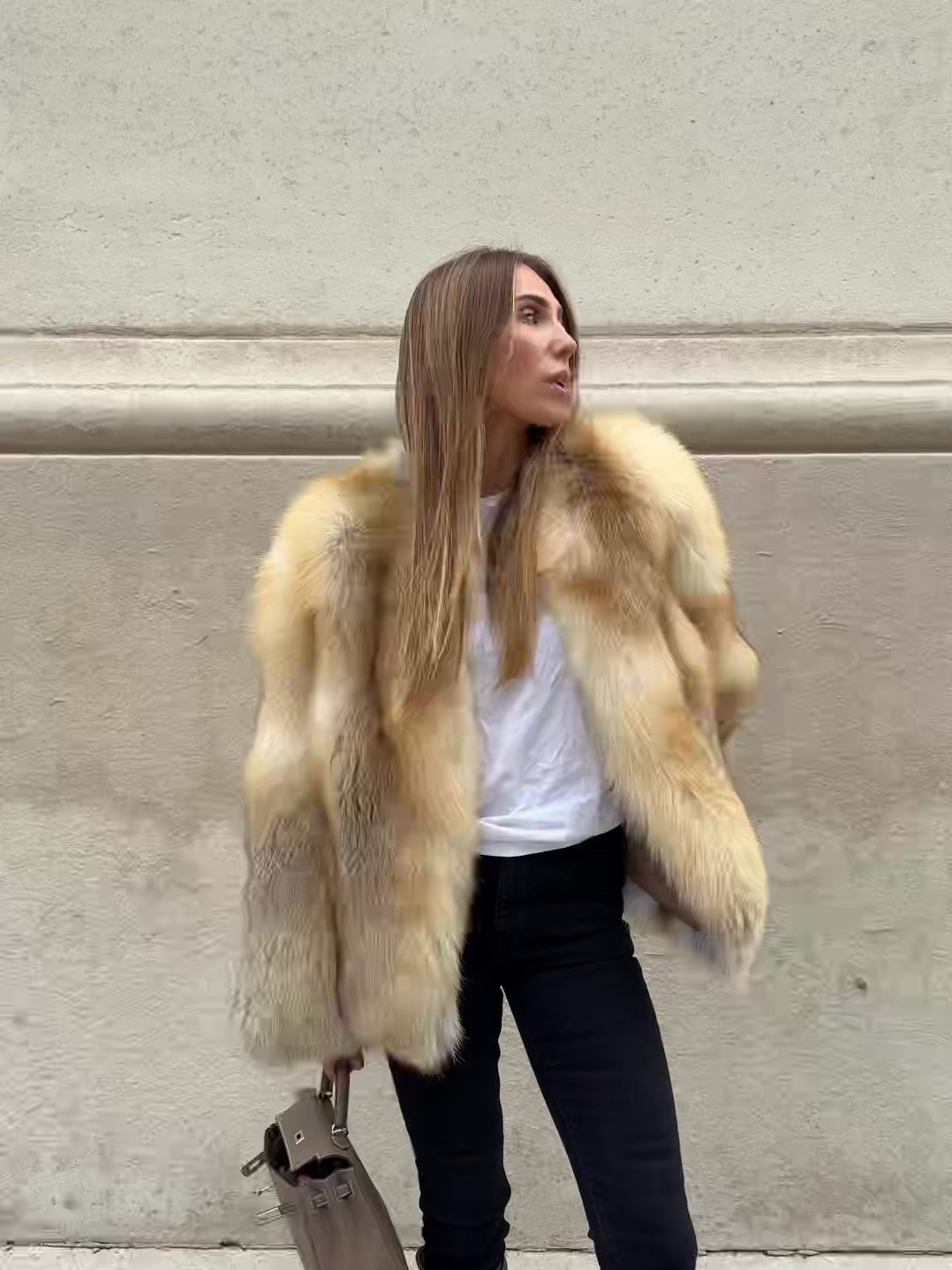 Anouska Coat Golden – L.Cuppini