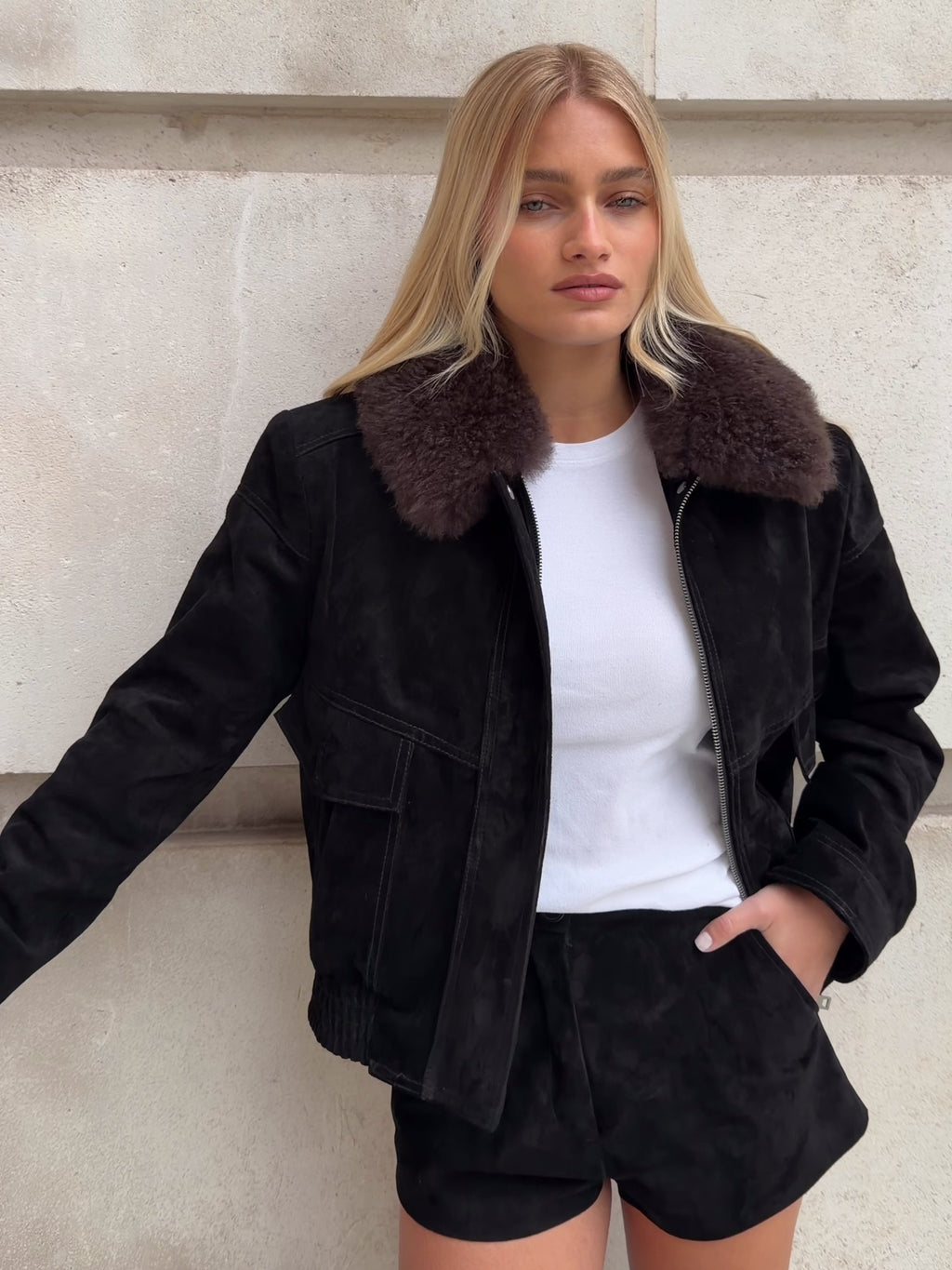 The Aubrey Suede Jacket