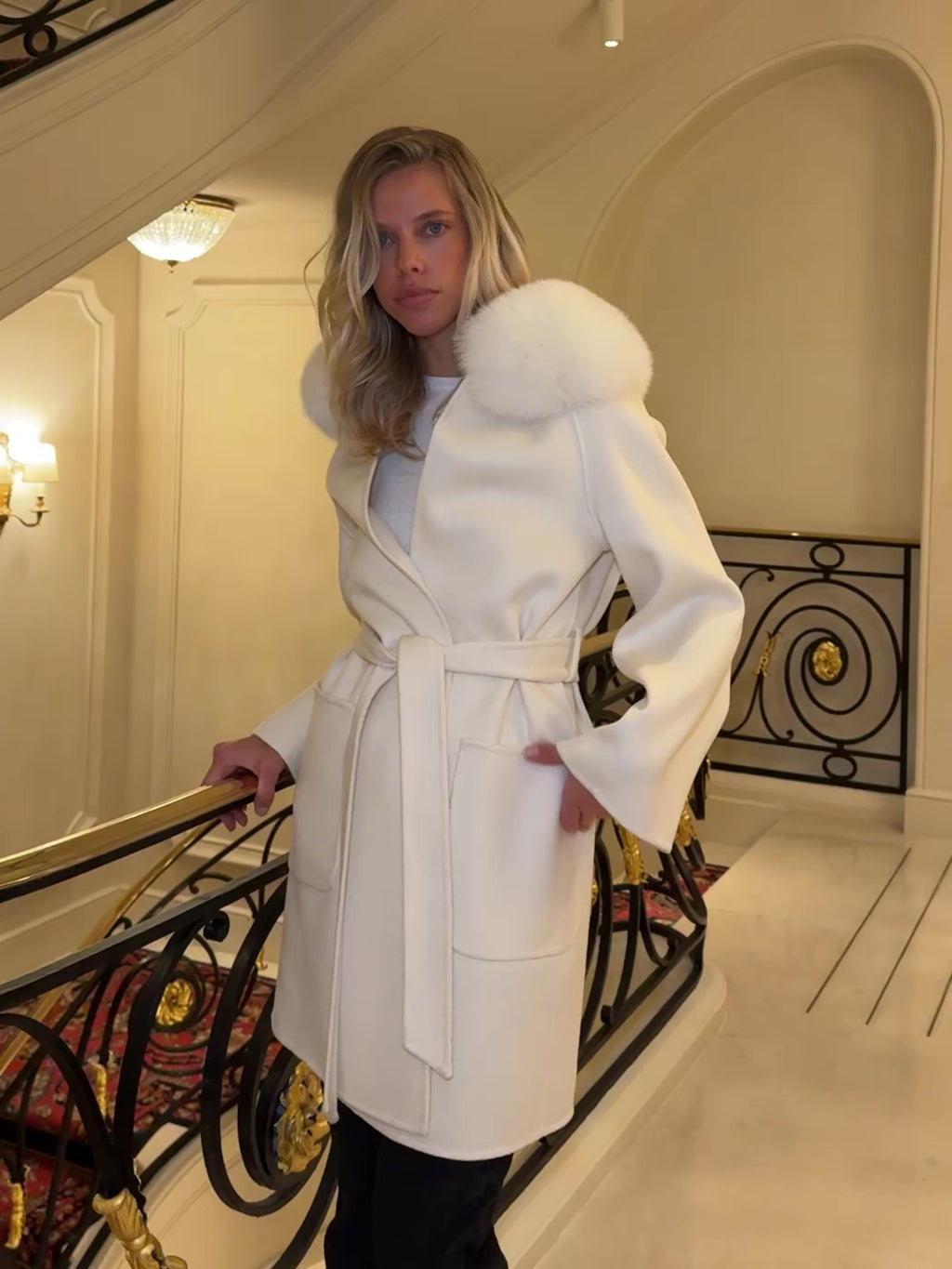 The Paris Coat Ivory