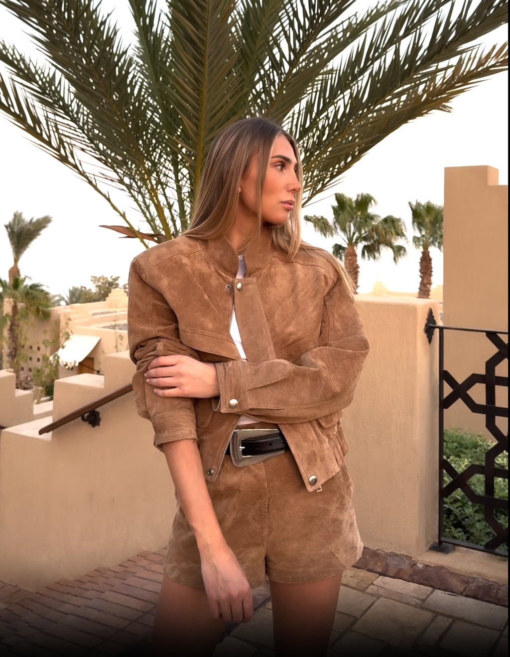 Suede Shorts